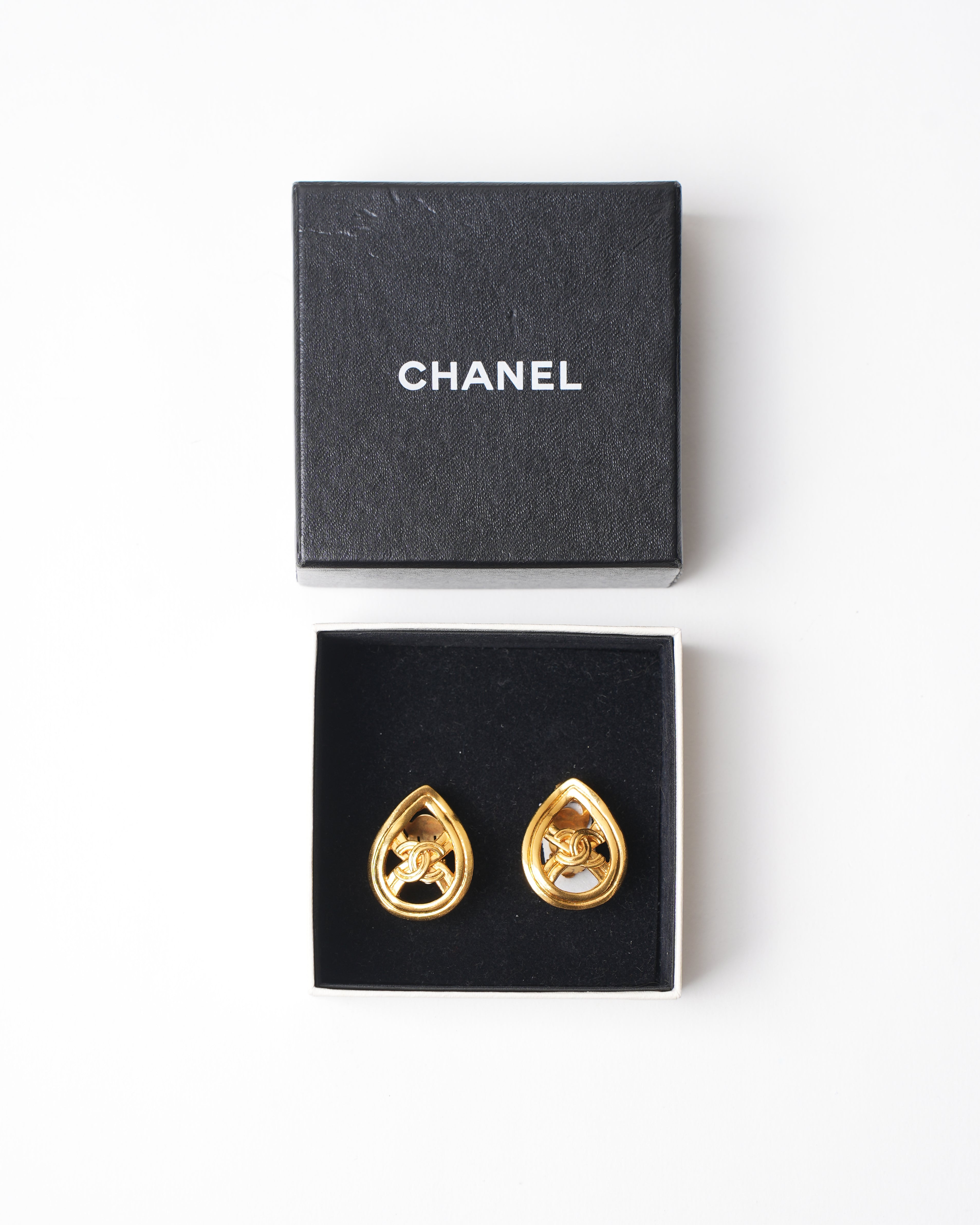 Vintage Chanel Gold Plated 1996 Earrings