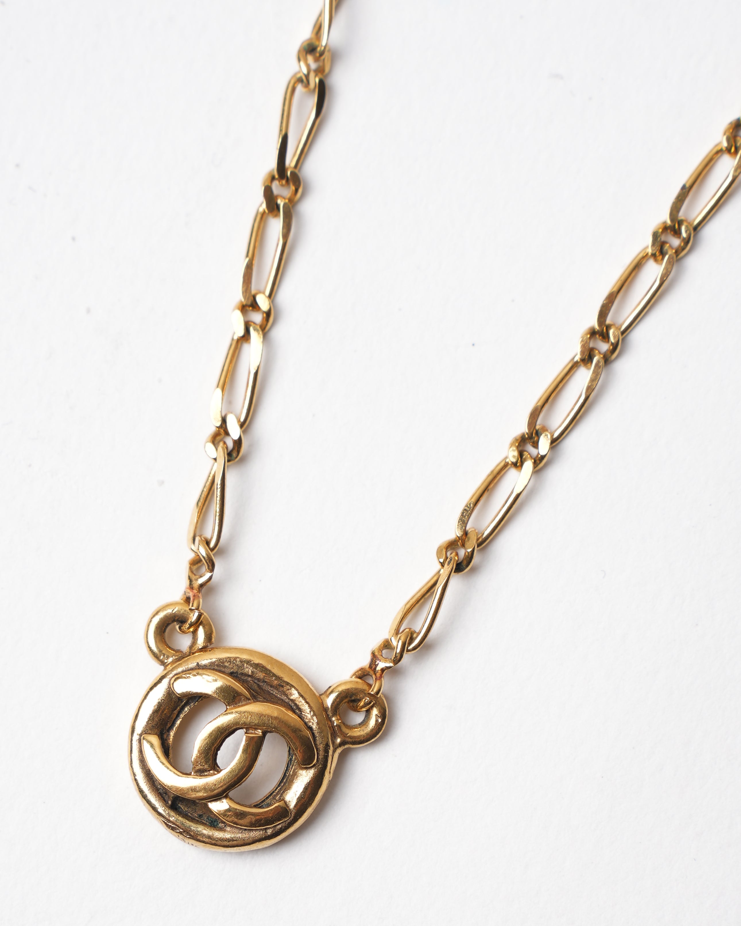 Vintage Chanel Gold Plated Necklace