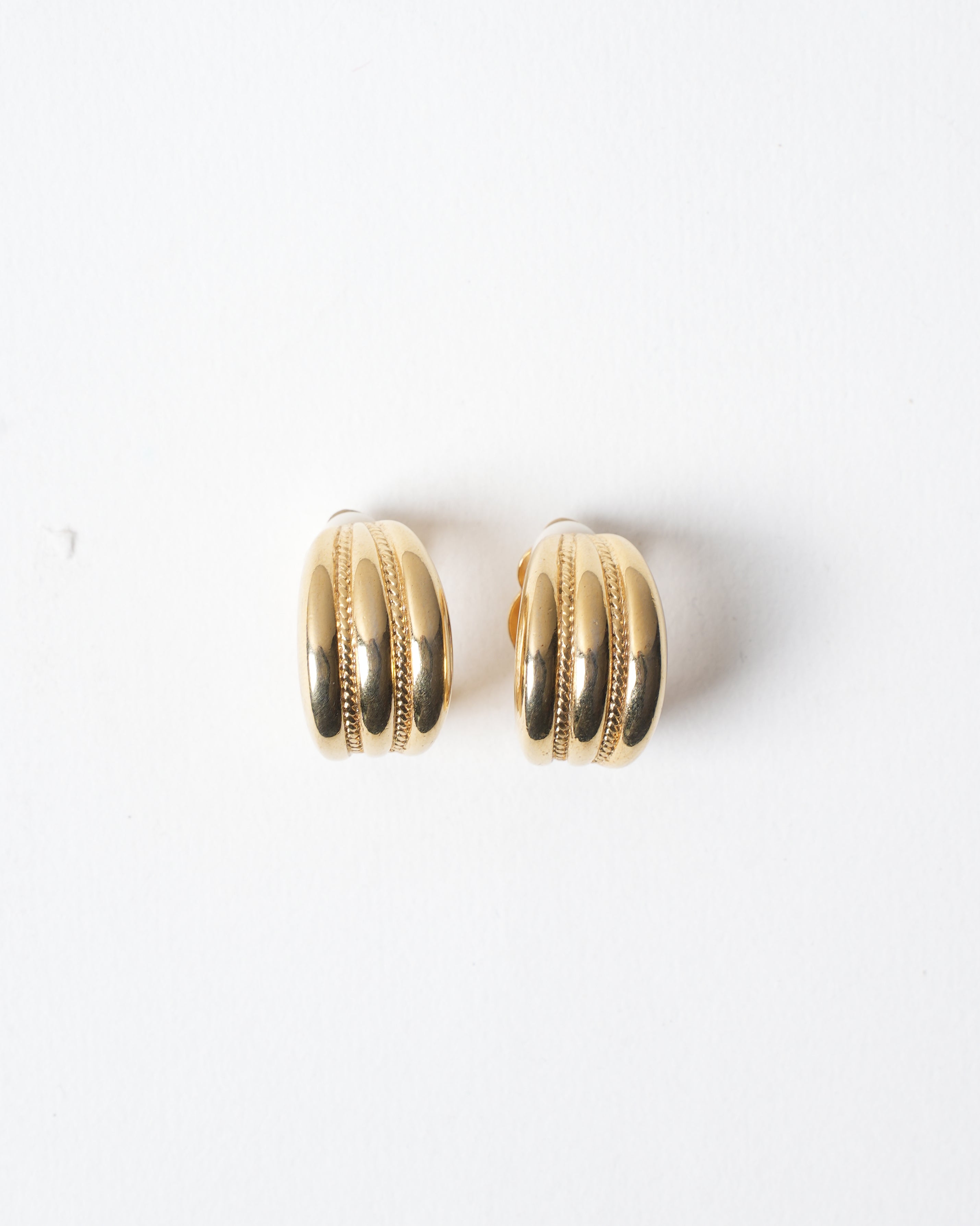 Givenchy Gold Plated Clip on Earrings