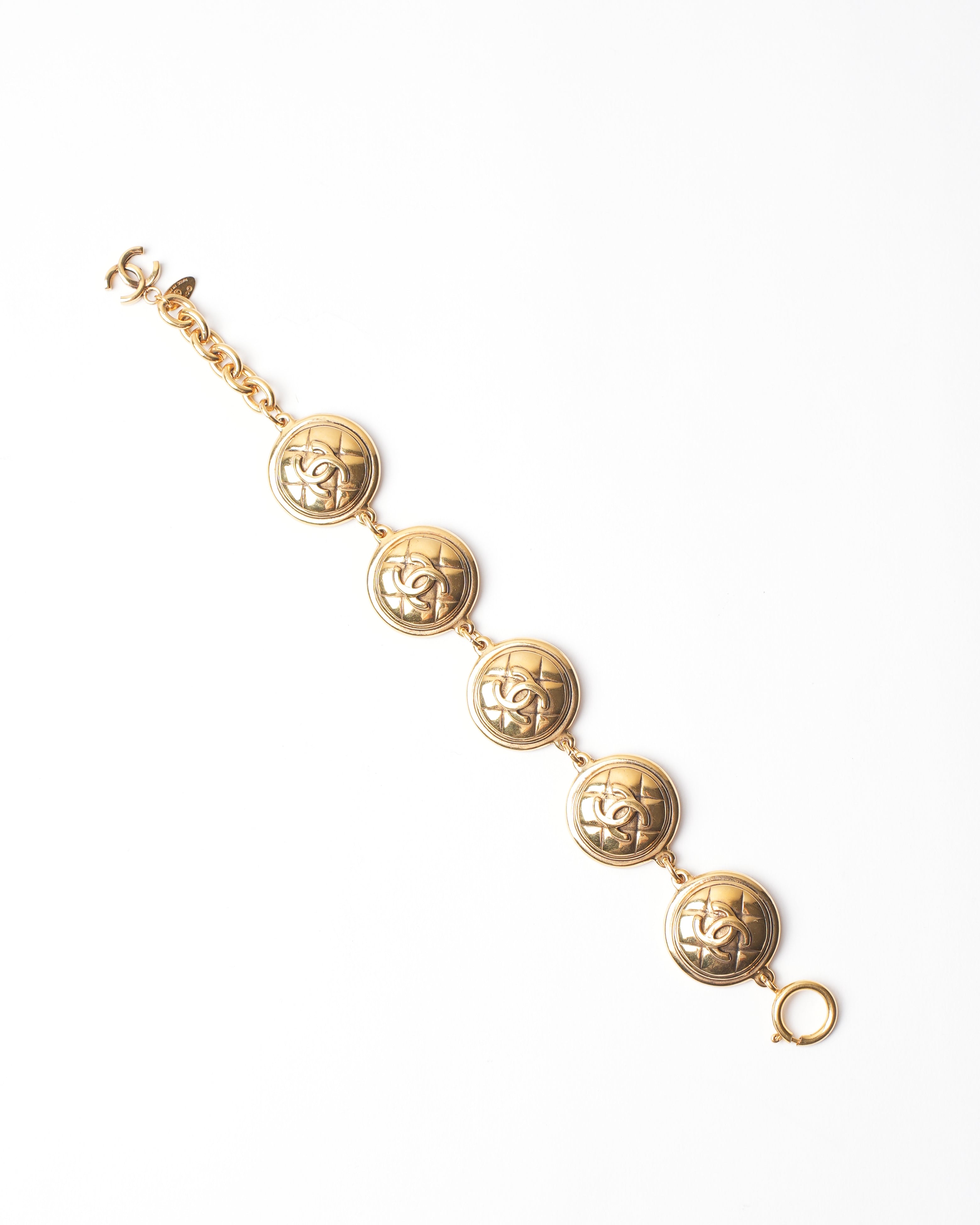 Vintage Chanel Gold Plated Bracelet