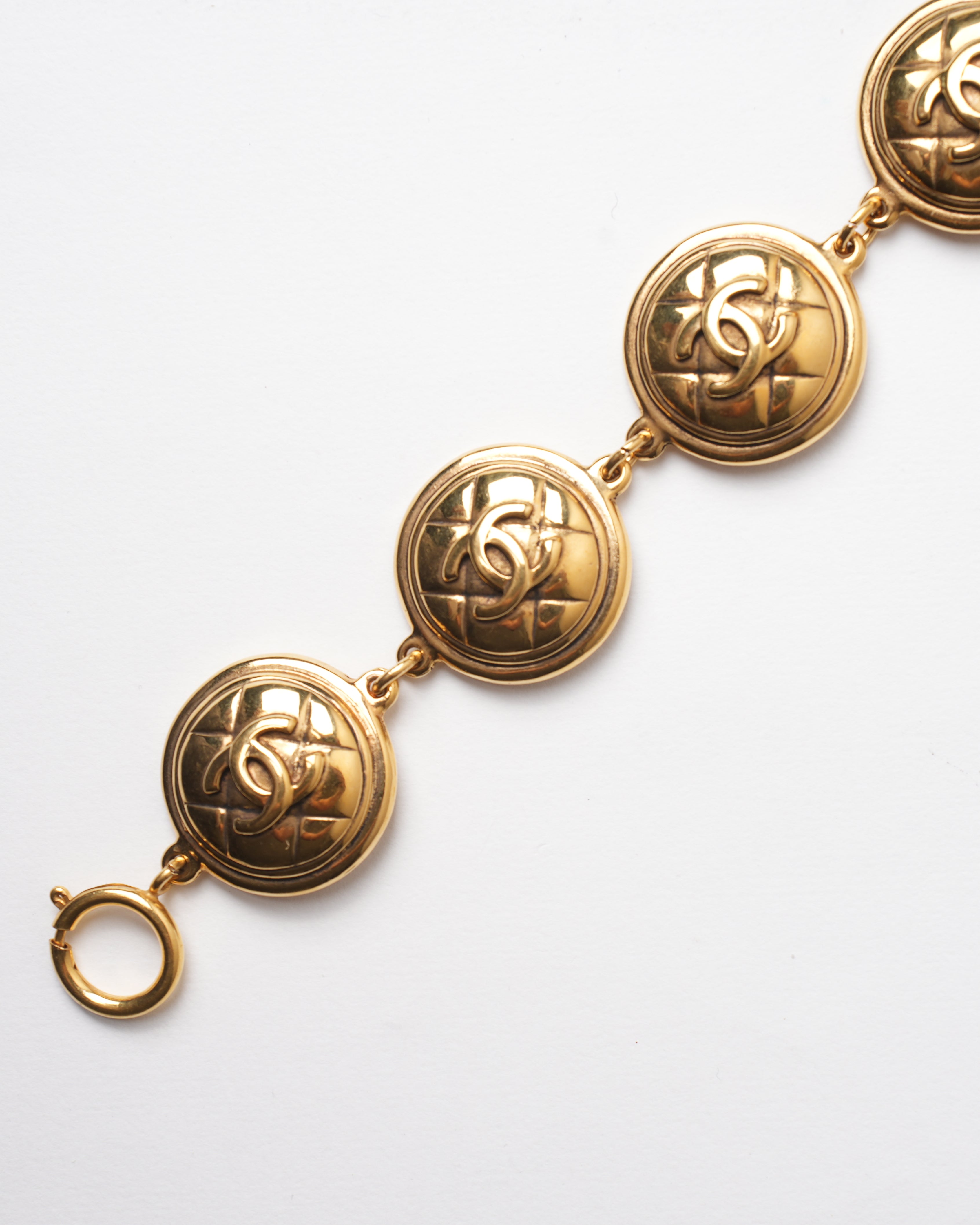 Vintage Chanel Gold Plated Bracelet