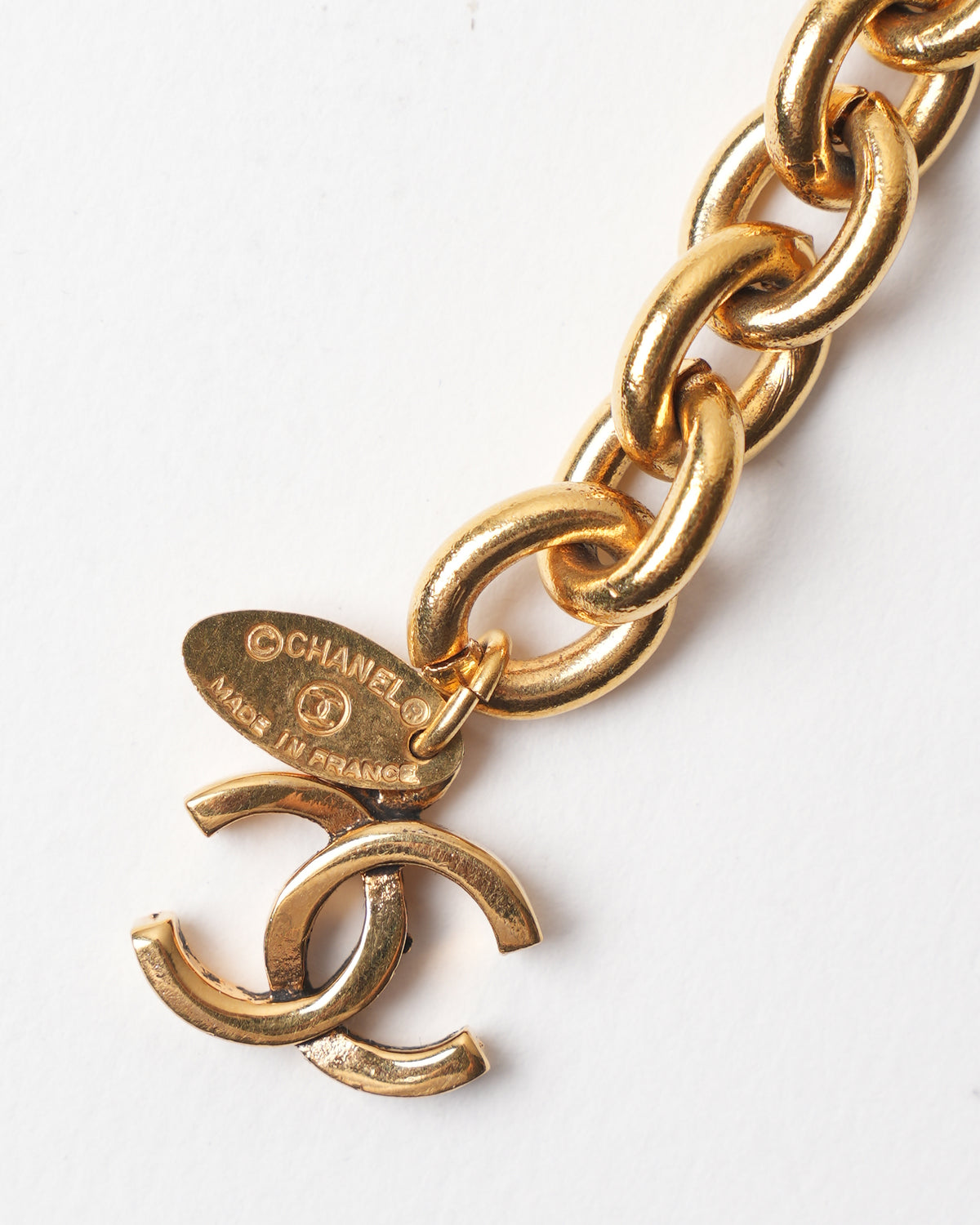 Vintage Chanel Gold Plated Bracelet