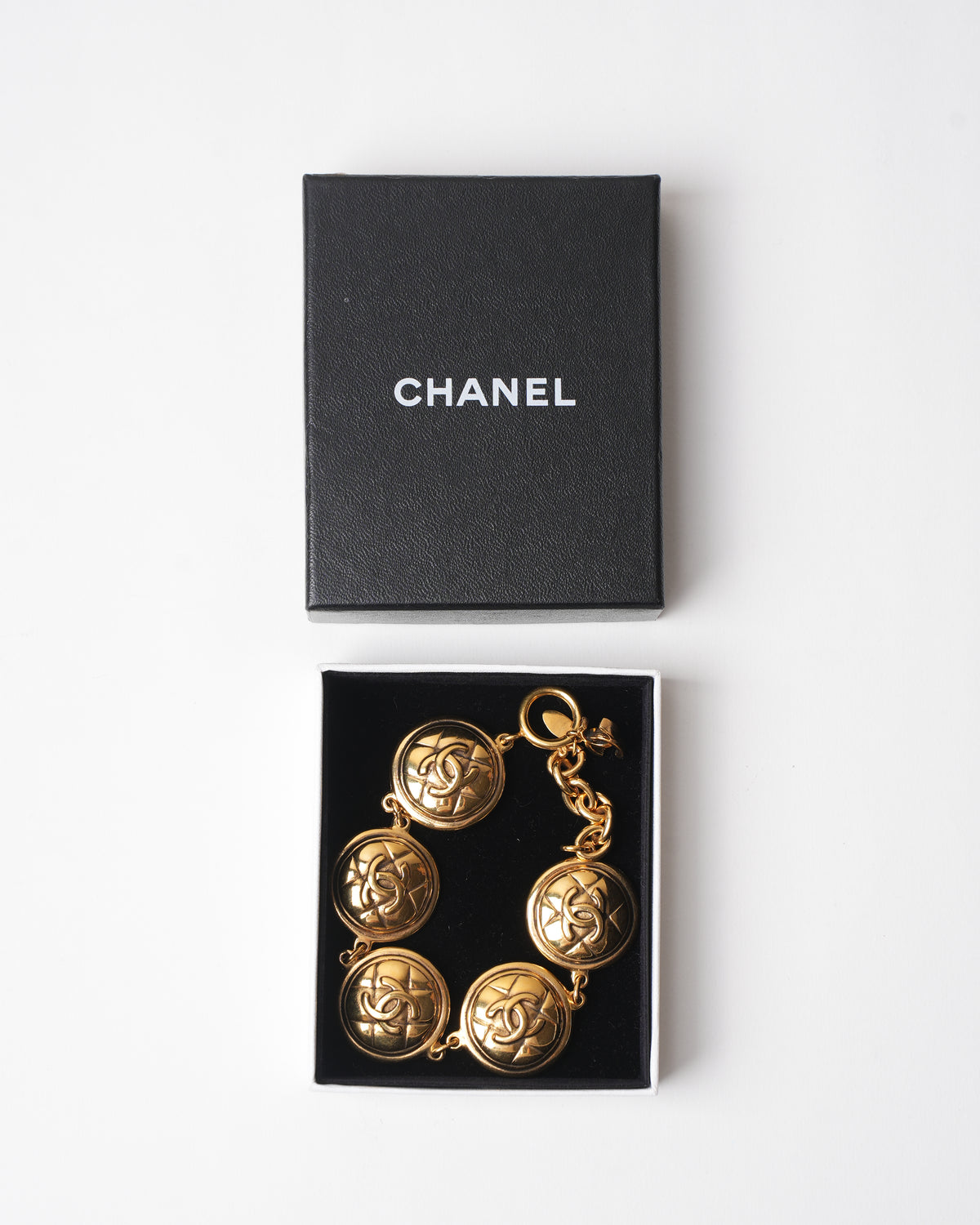 Vintage Chanel Gold Plated Bracelet