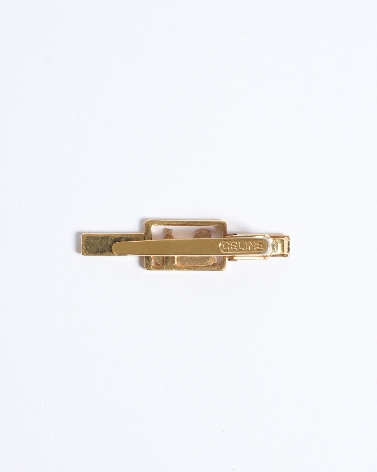 Vintage Celine Gold Plated Brooch