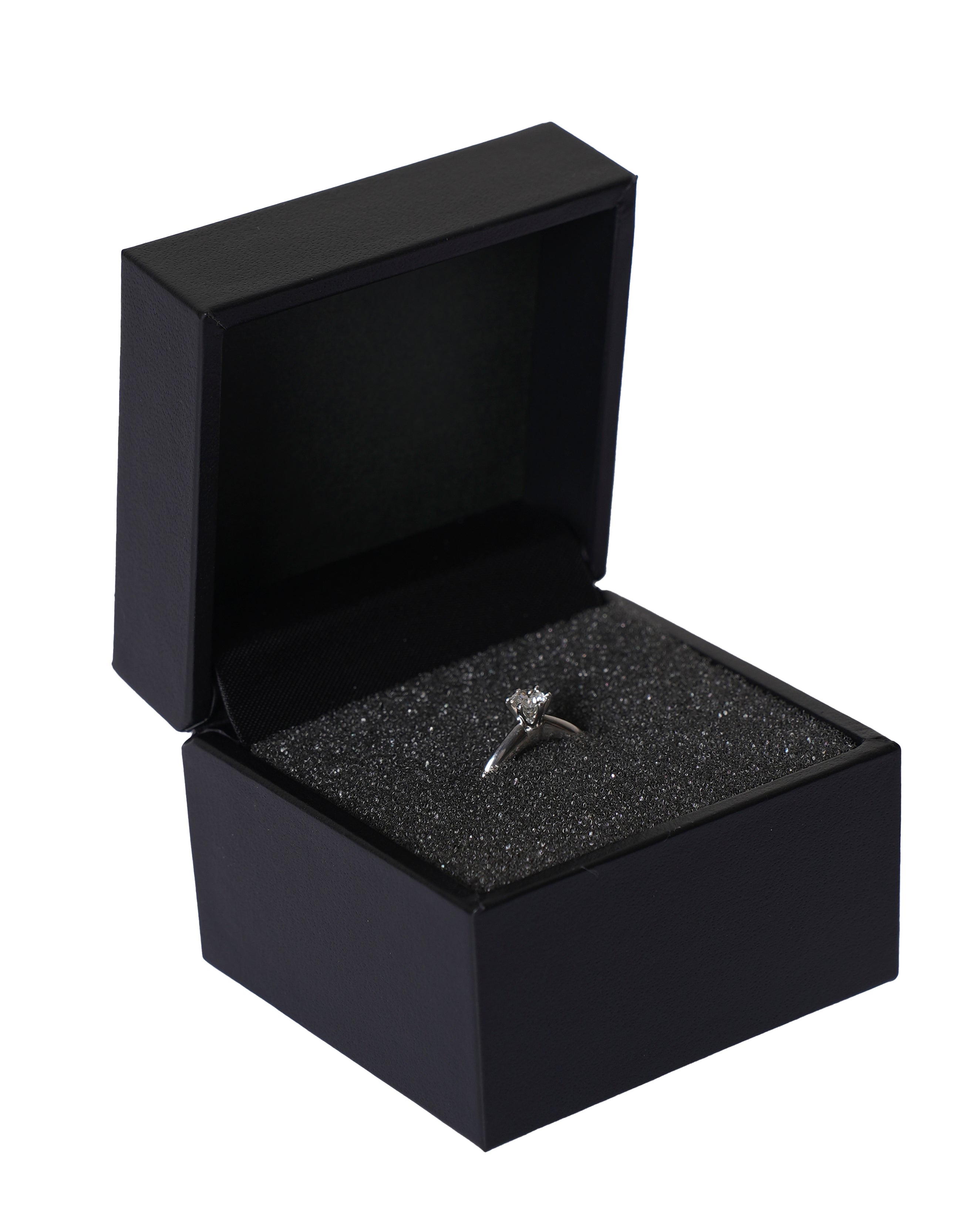Tiffany & Co. Classic Prawn Platinum 0.34 Carat Solitaire Ring