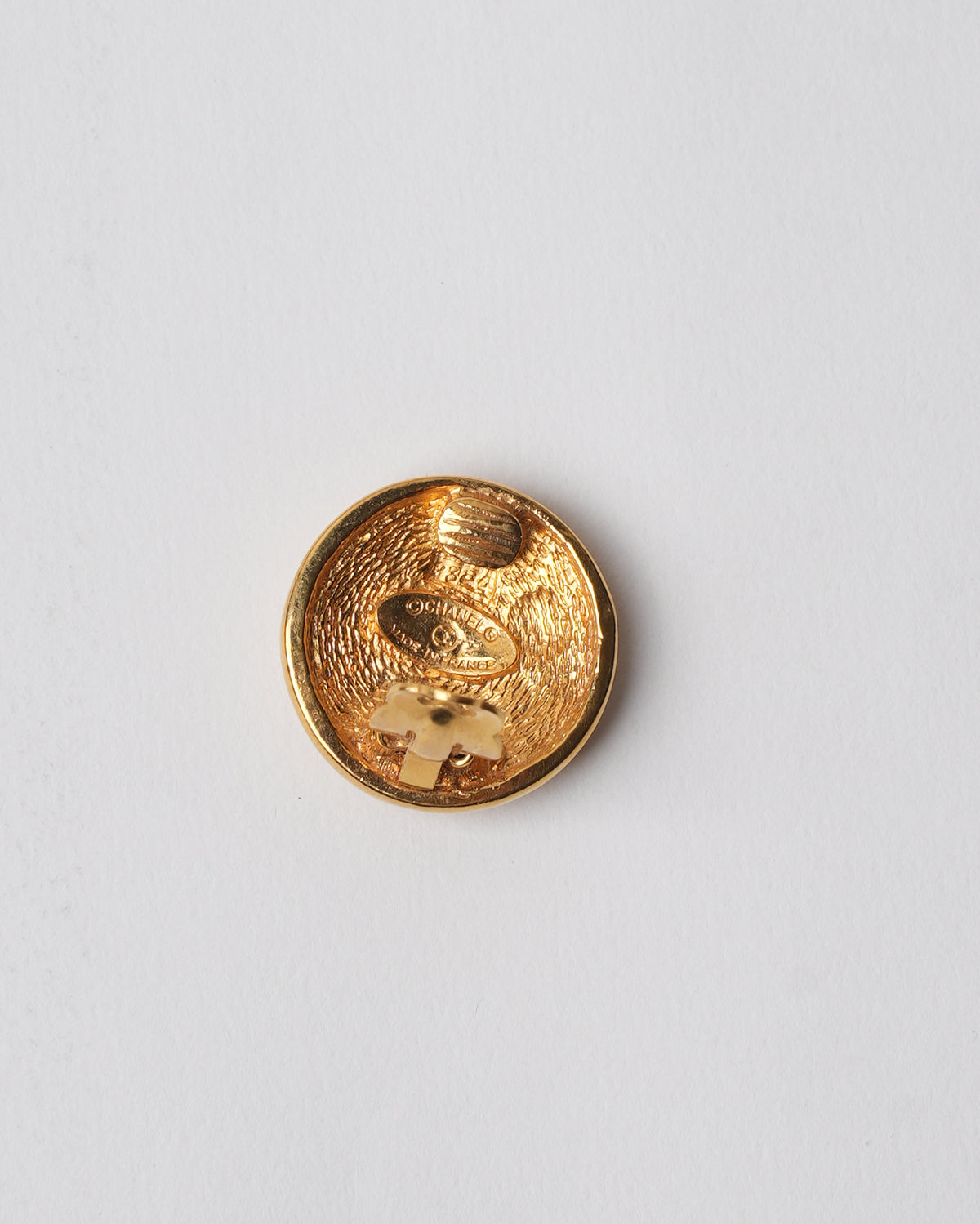 Vintage Chanel Gold Plated 1990's Earring