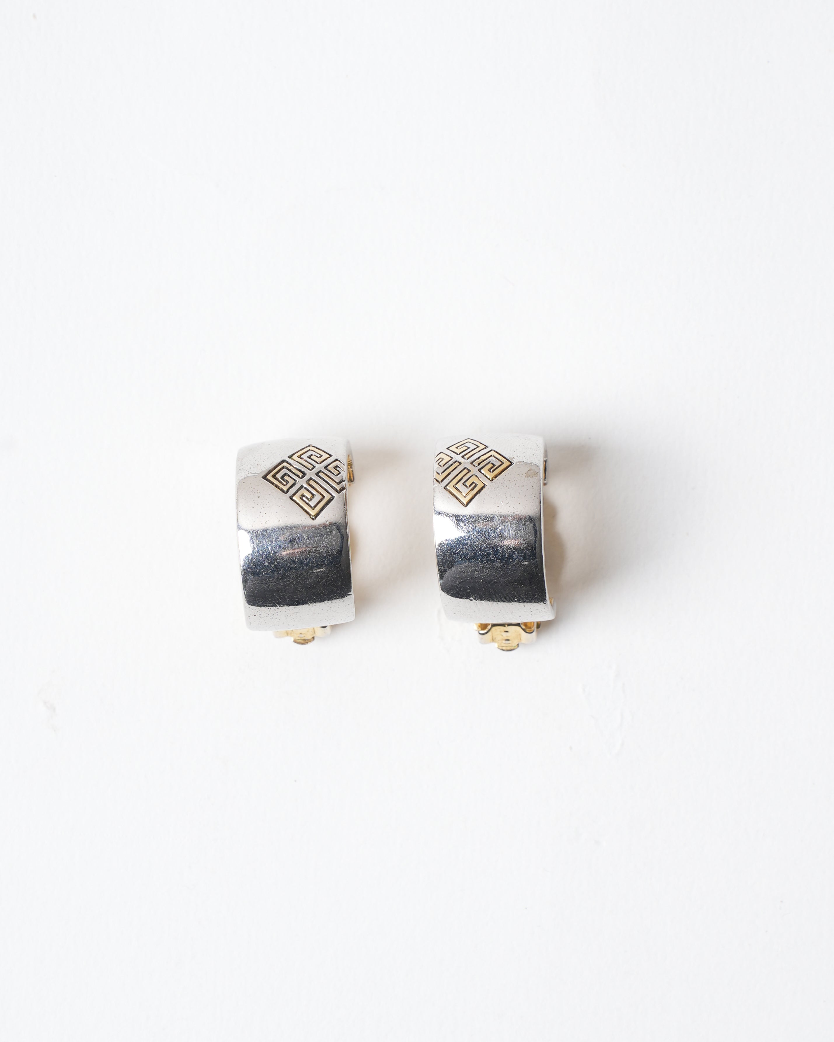 Vintage Givenchy Gold & Silver Plated Earrings