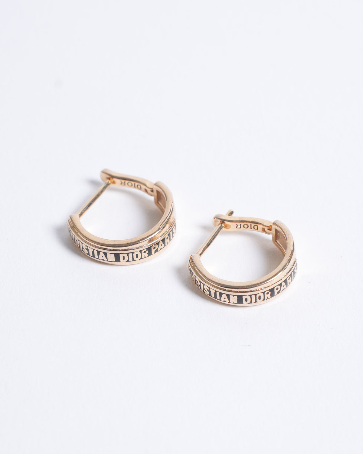 Vintage Christian Dior Gld Plated Earrings Made In Germany