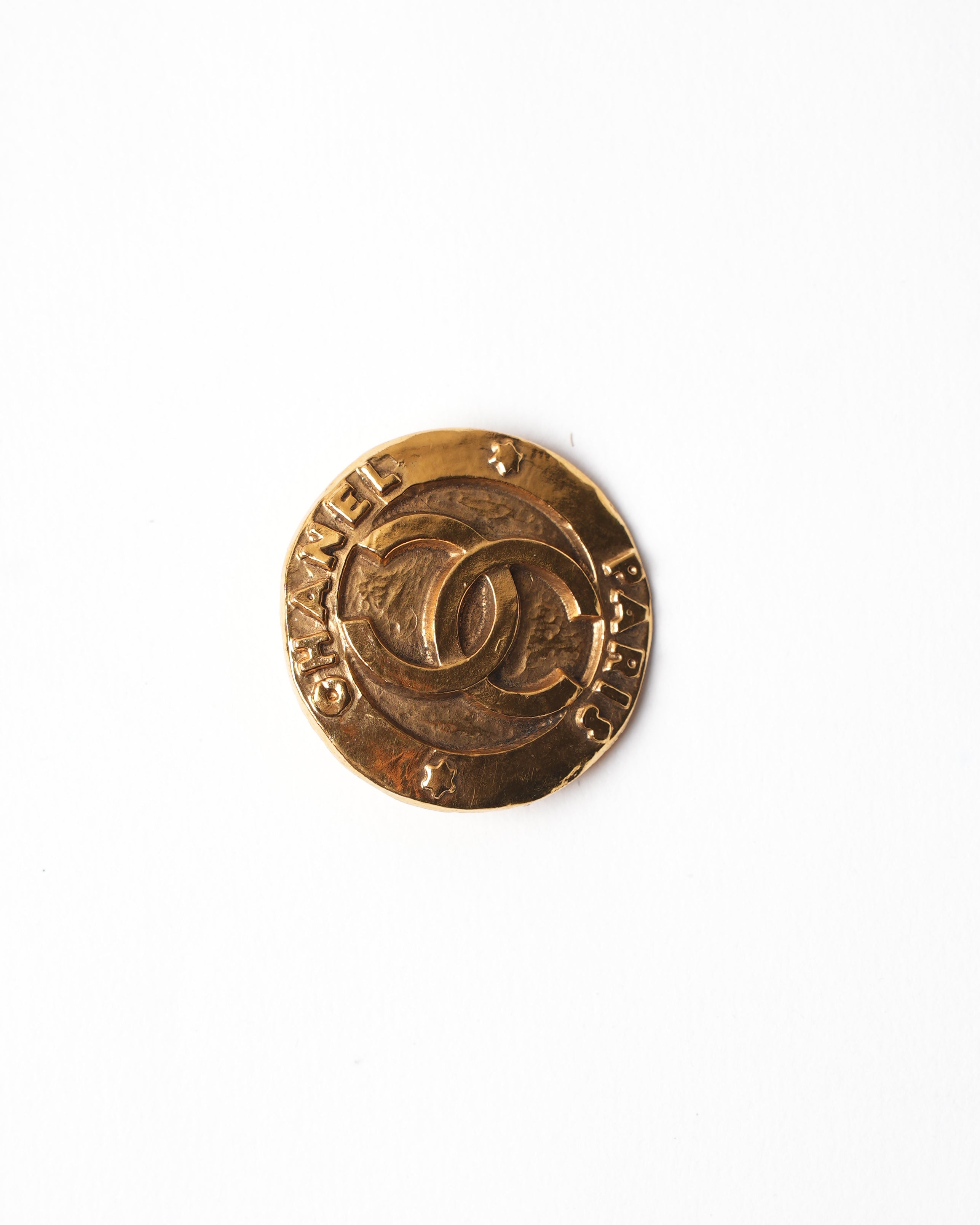 Vintage Chanel Gold Plated Earring