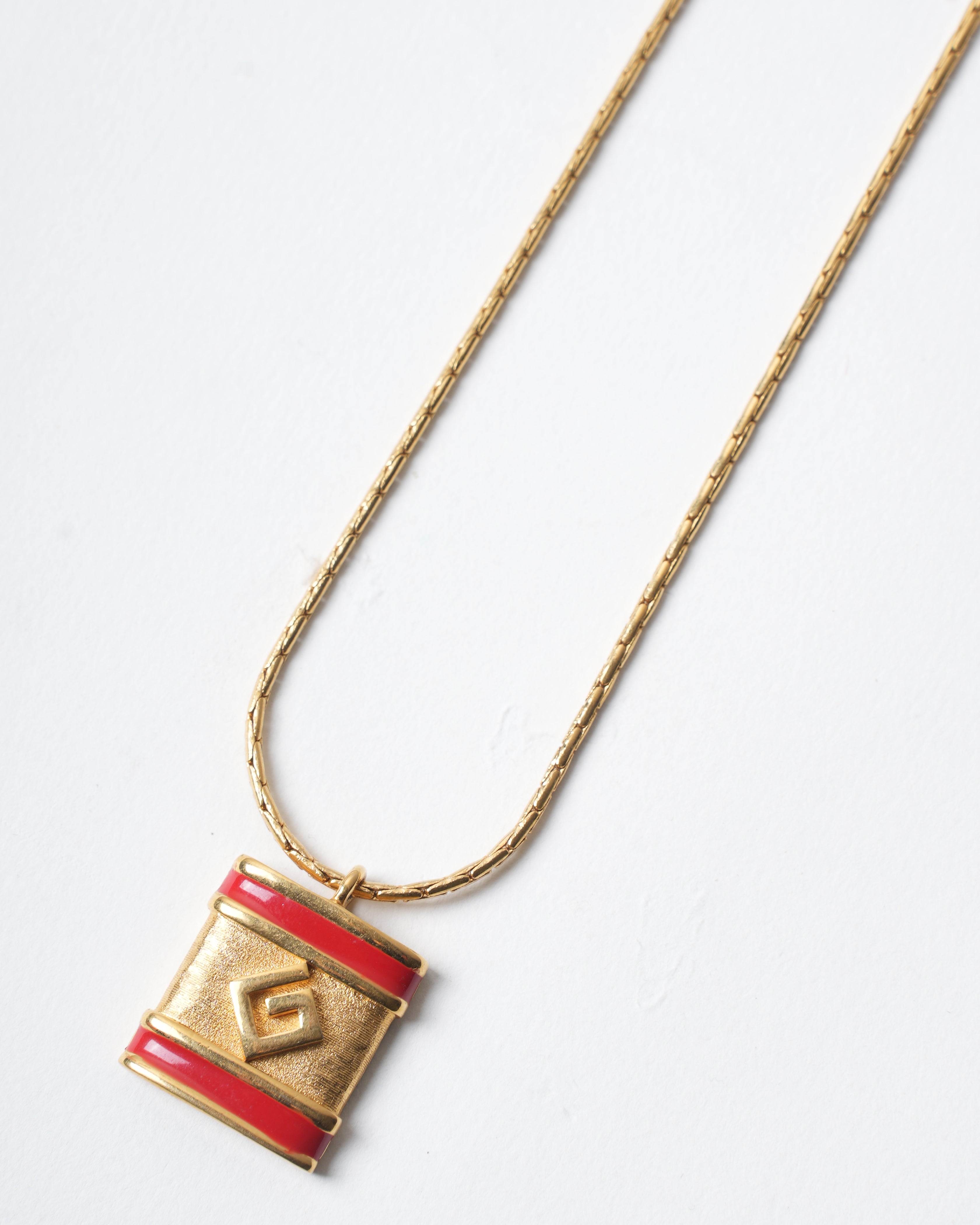 Vintage Givenchy 1981 Enamel Necklace