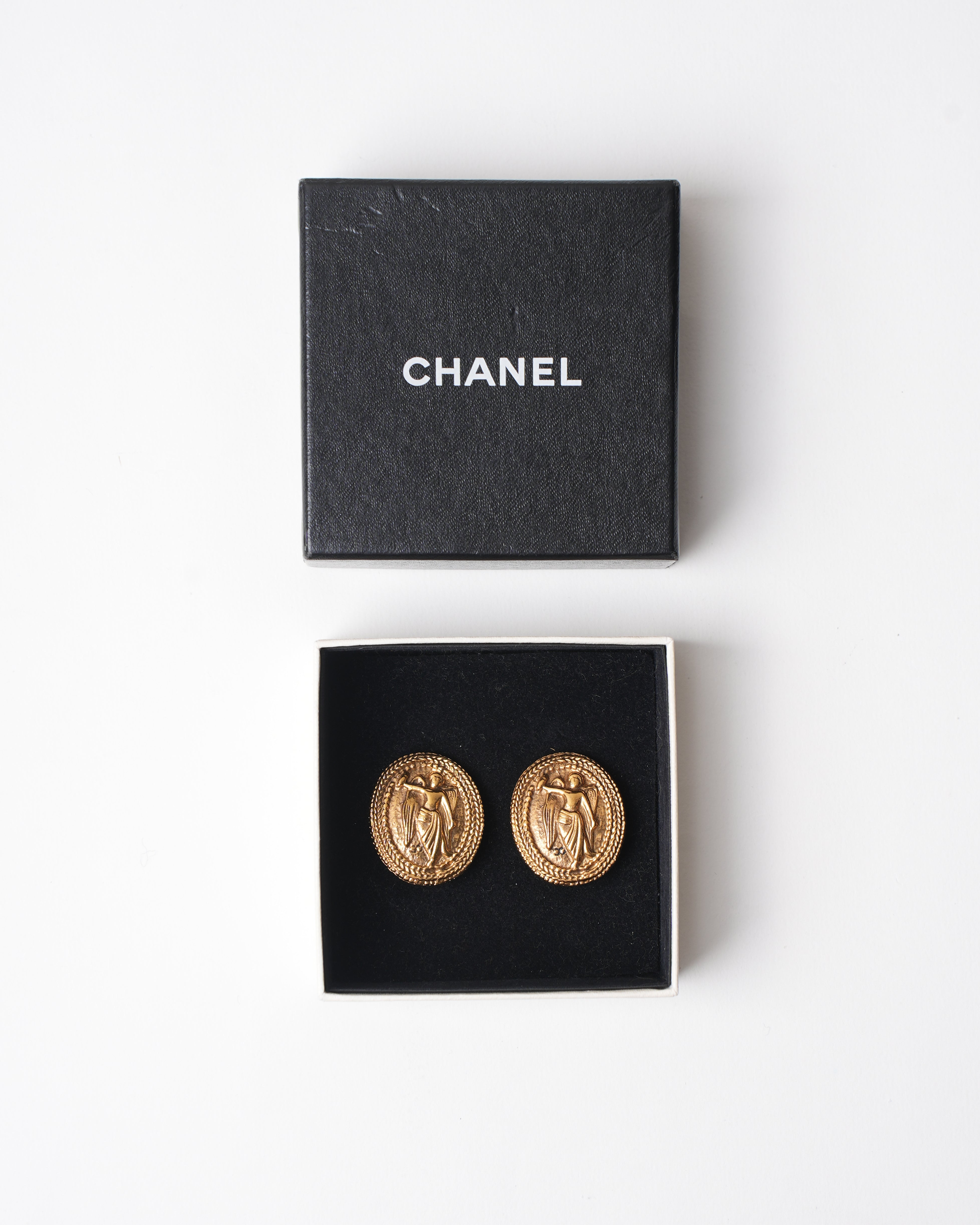 Vintage Chanel Gold Plated 1994 Earring