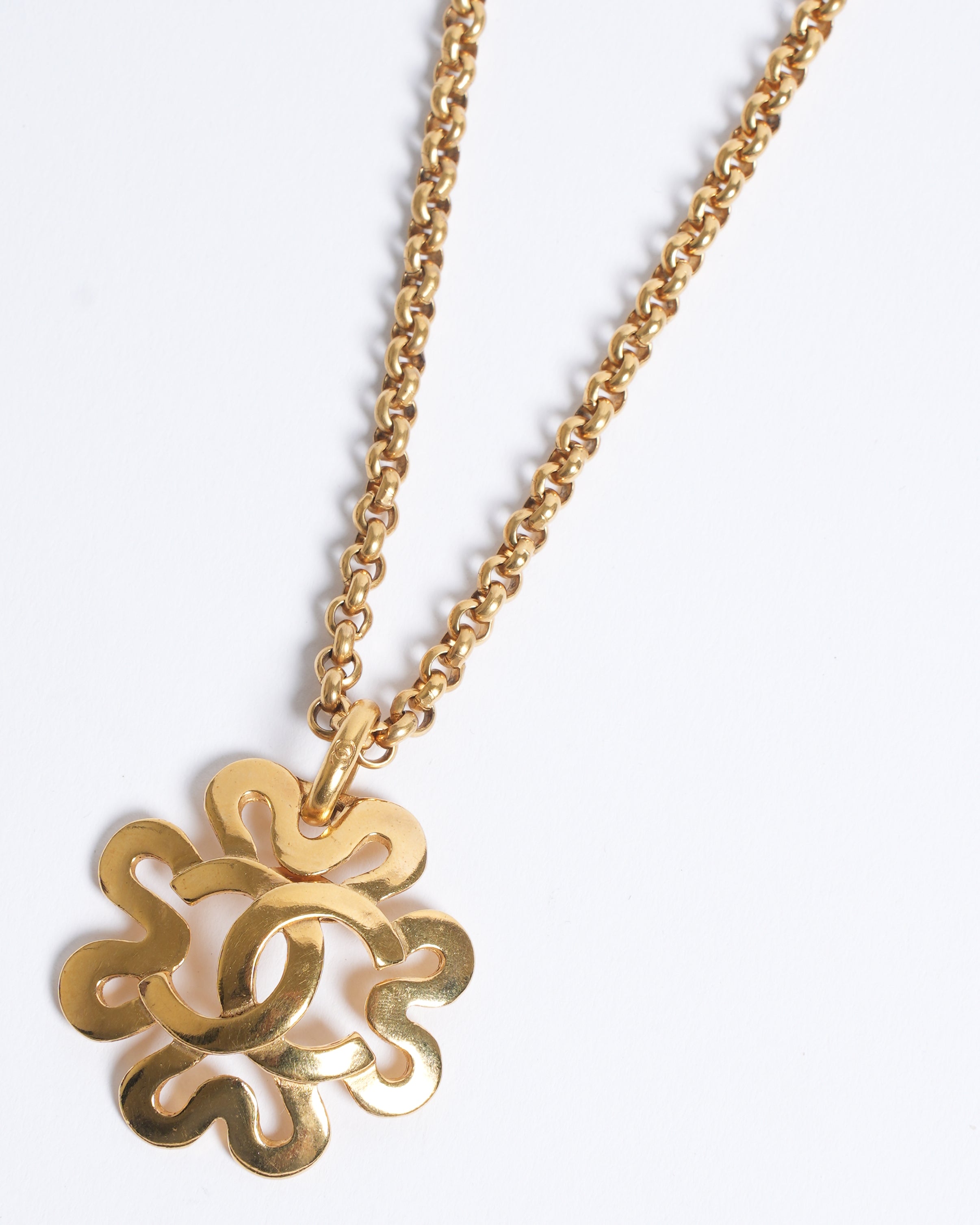 Vintage Chanel Gold Plated Necklace