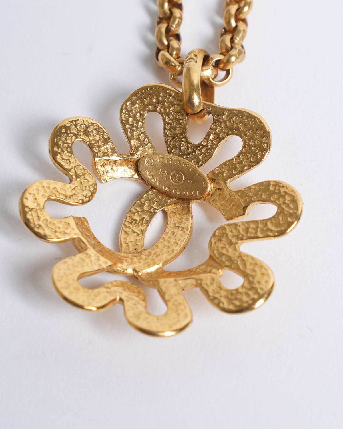 Vintage Chanel Gold Plated Necklace