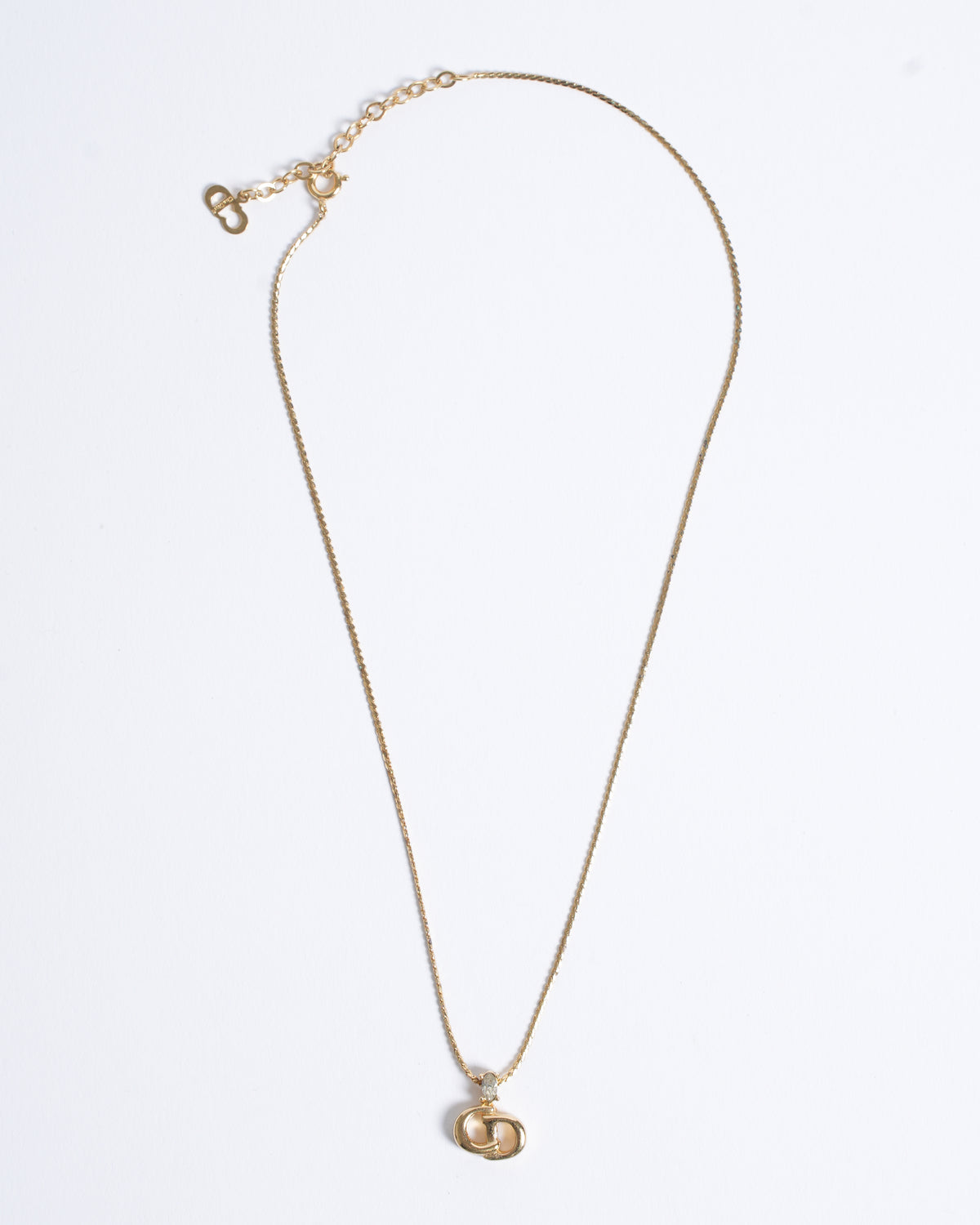 Vintage Dior Made In Germany Gold Plated Necklace