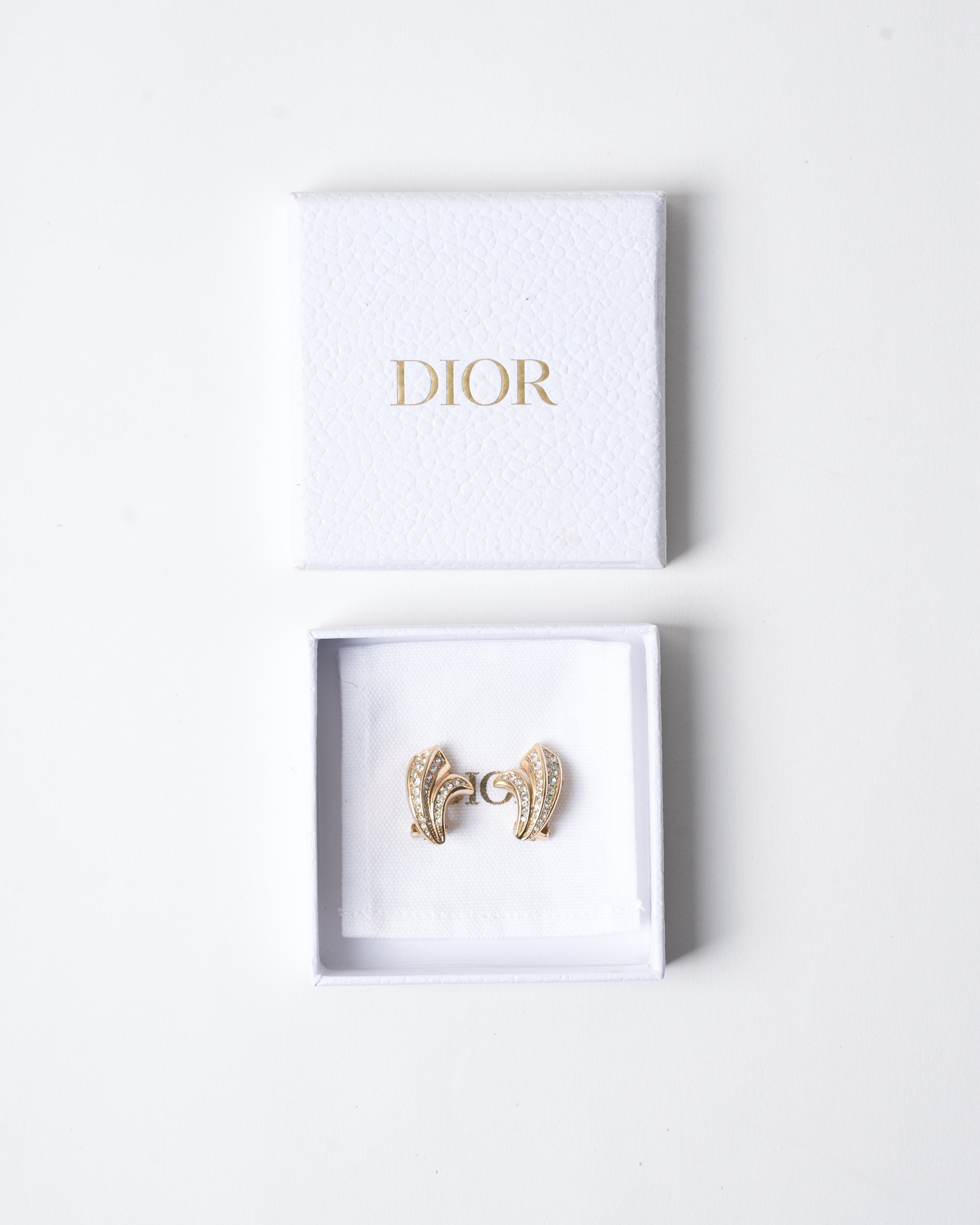 Christian Dior Gold Plated Earrings