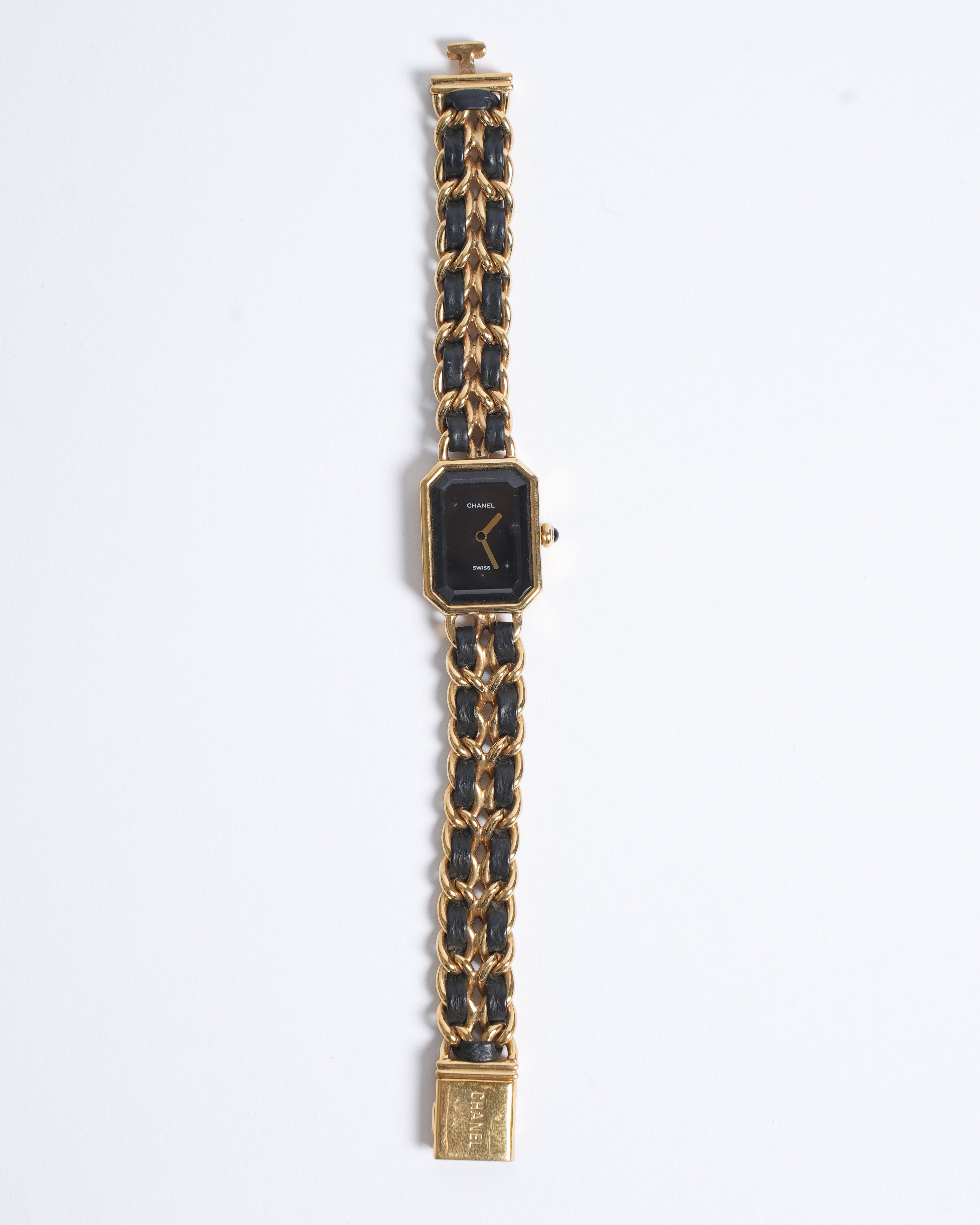 Vintage Chanel 1987 Gold Plated Watch Made In France