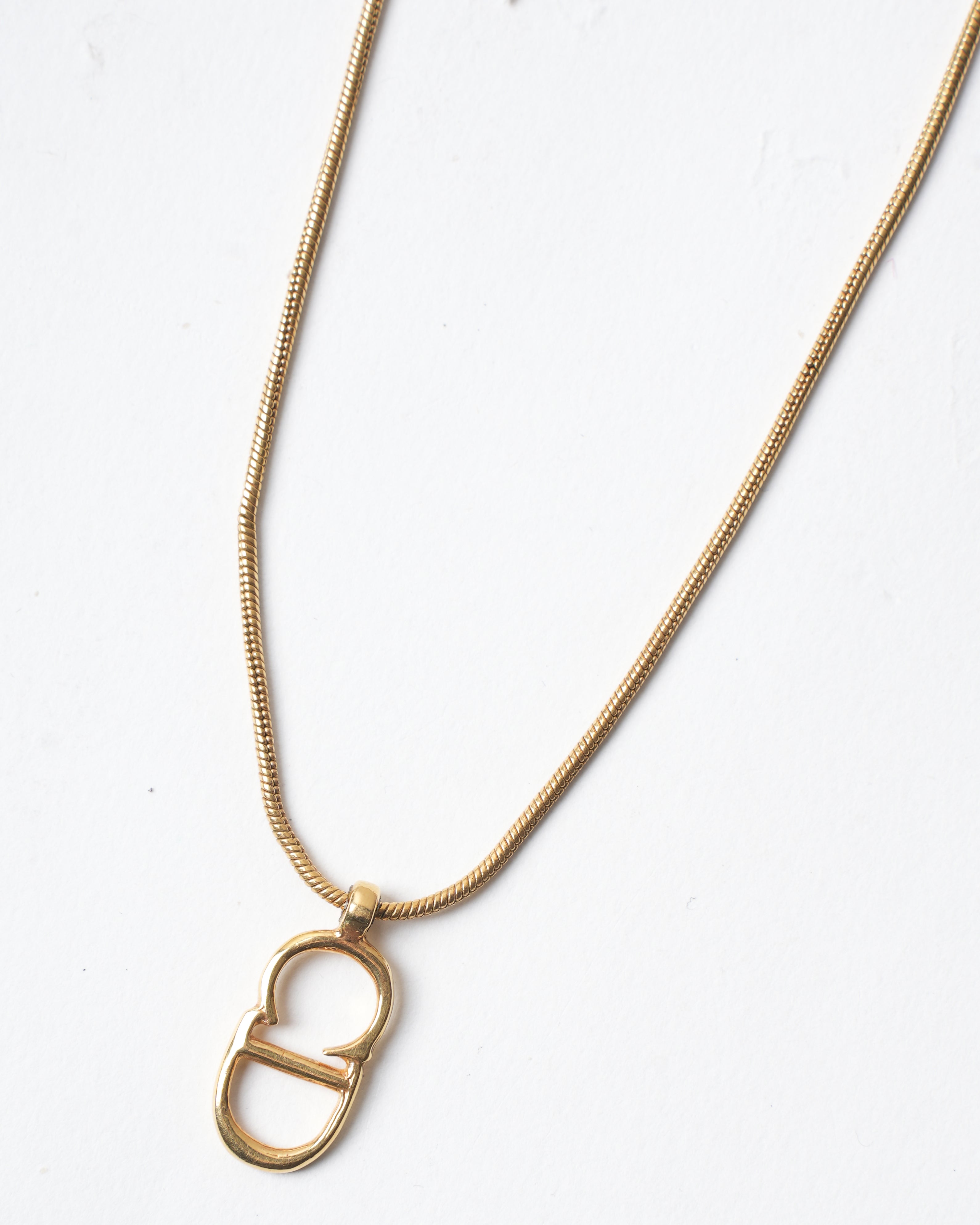 Vintage Christian Dior Gold Plated Necklace