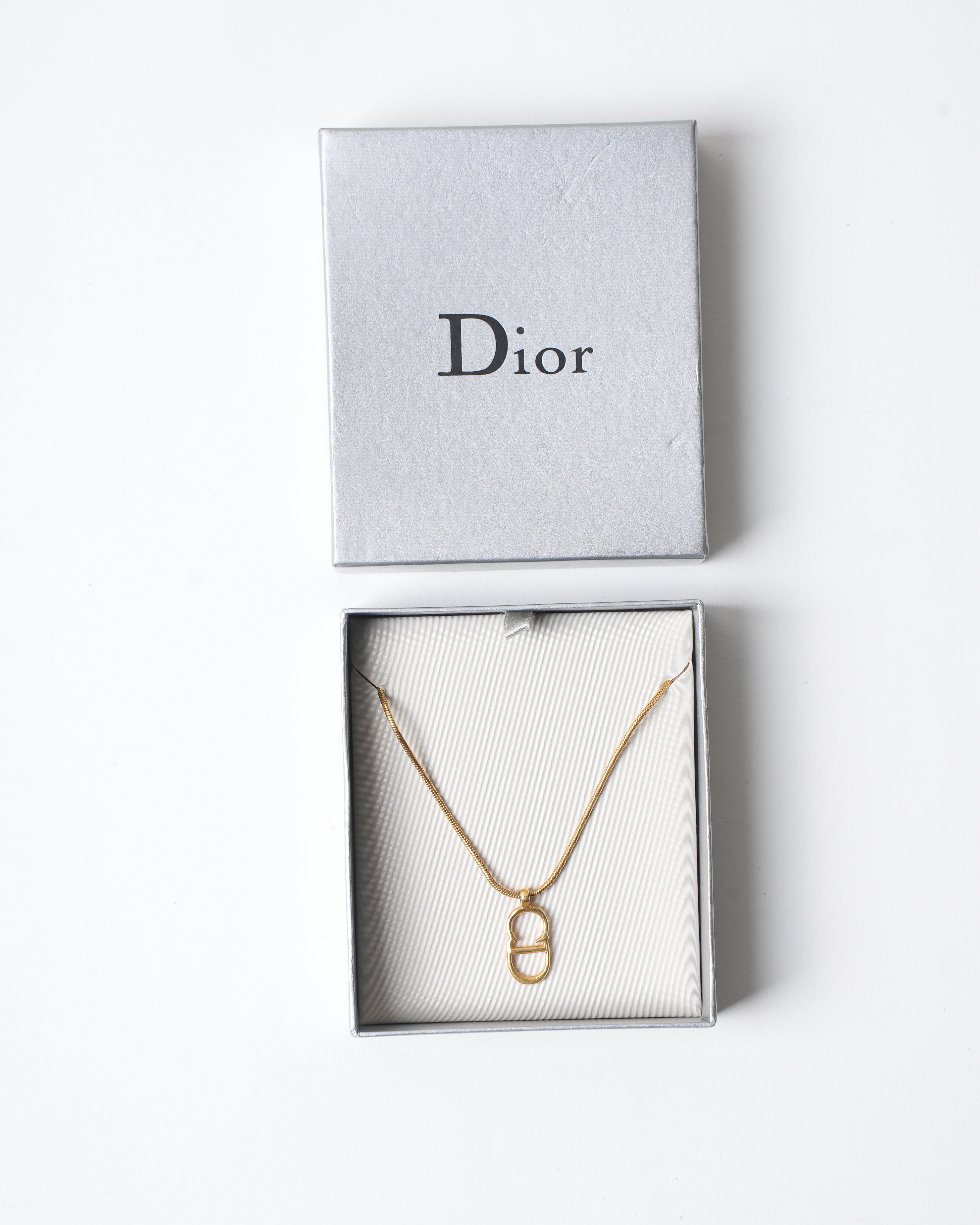 Vintage Christian Dior Gold Plated Necklace