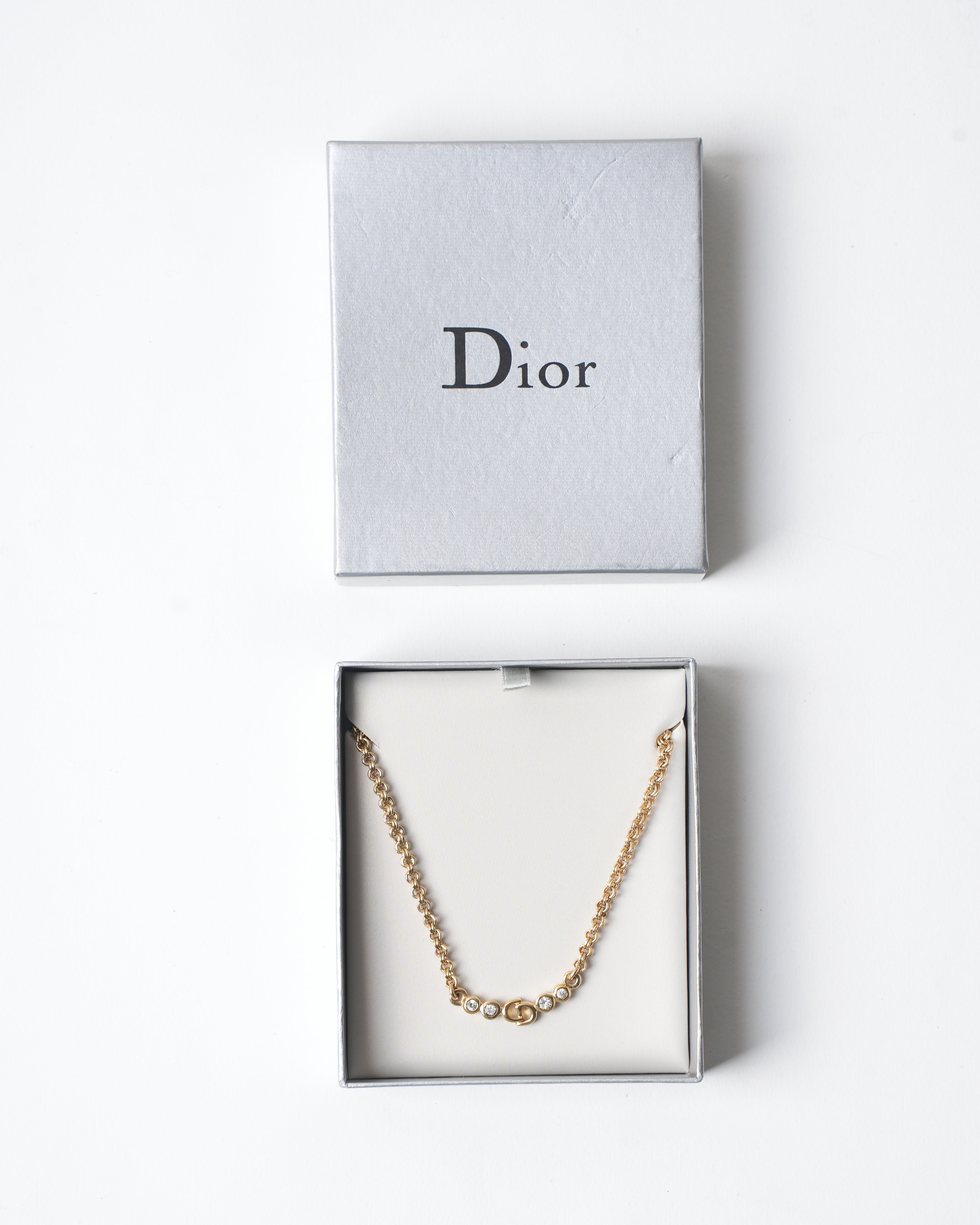 Vintage Dior Gold Plated Necklace