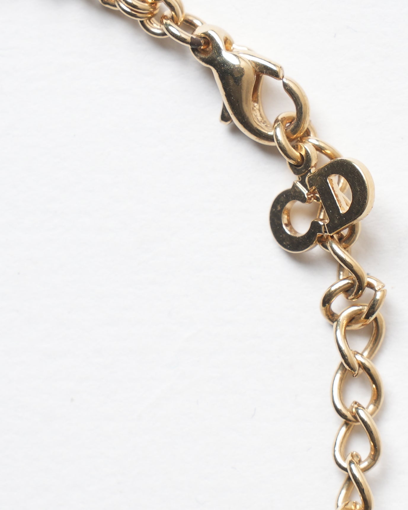 Vintage Dior Gold Plated Necklace