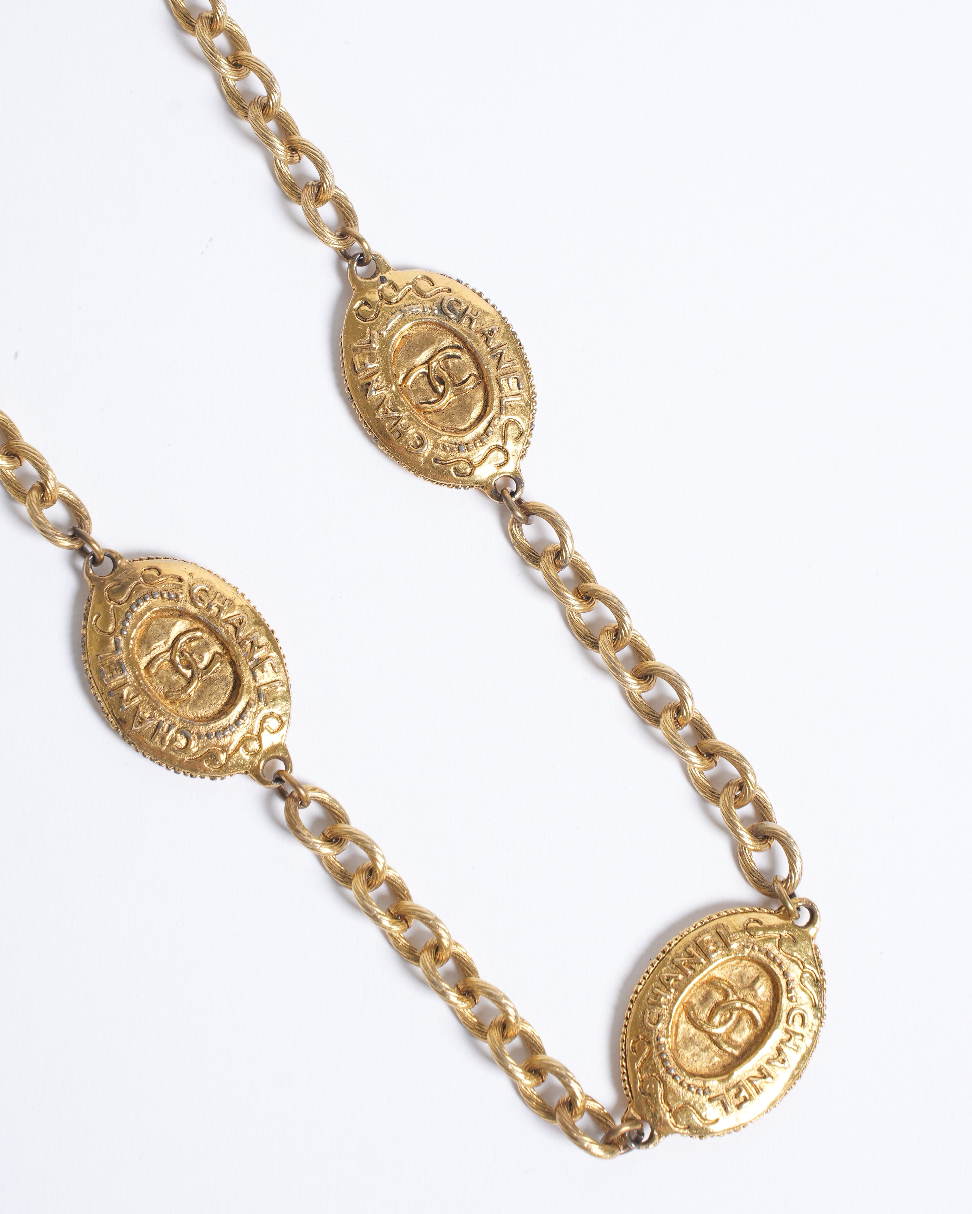 Vintage Chanel Necklace/Belt Gold Plated Made In France