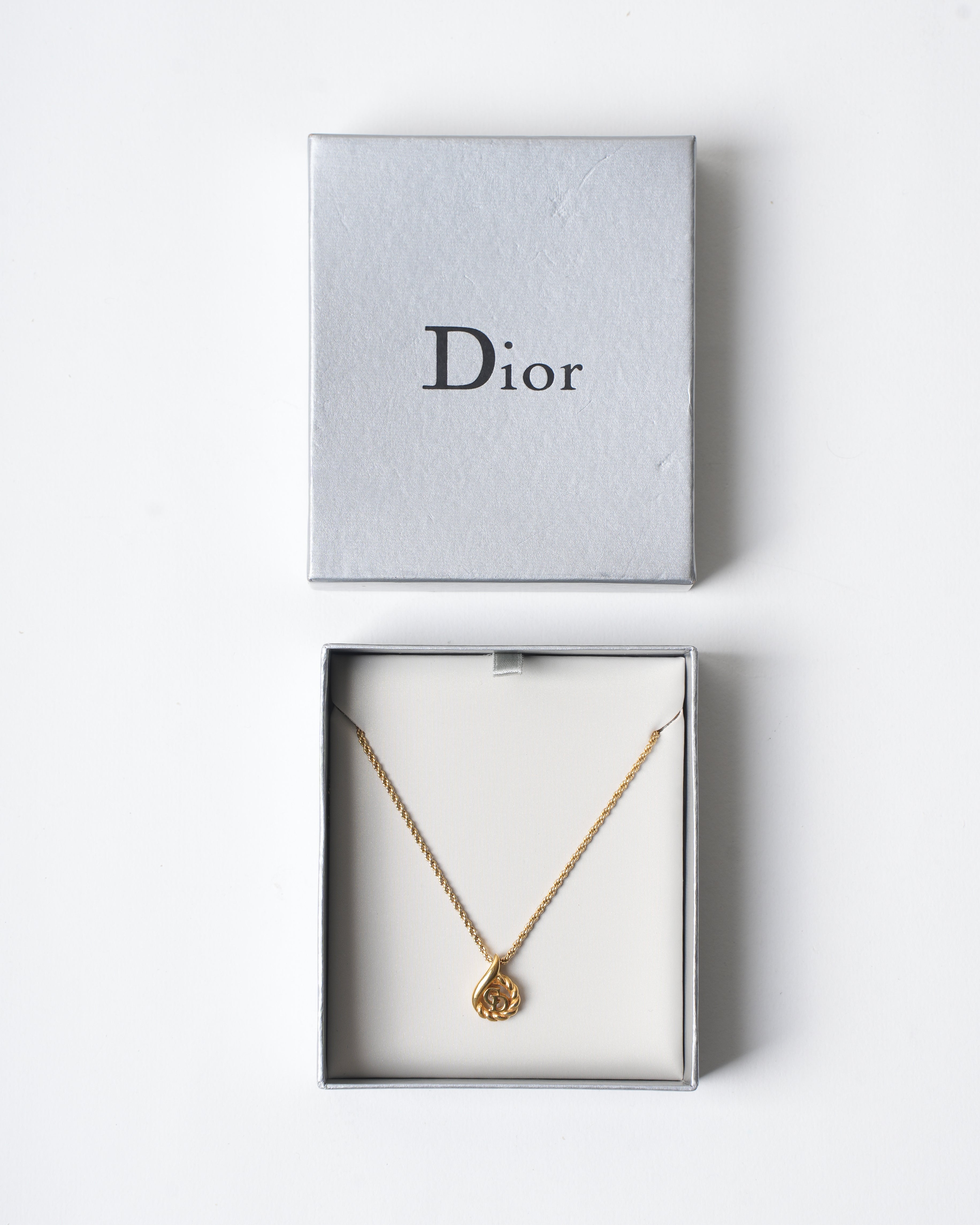 Vintage Christian Dior Gold Plated Necklace