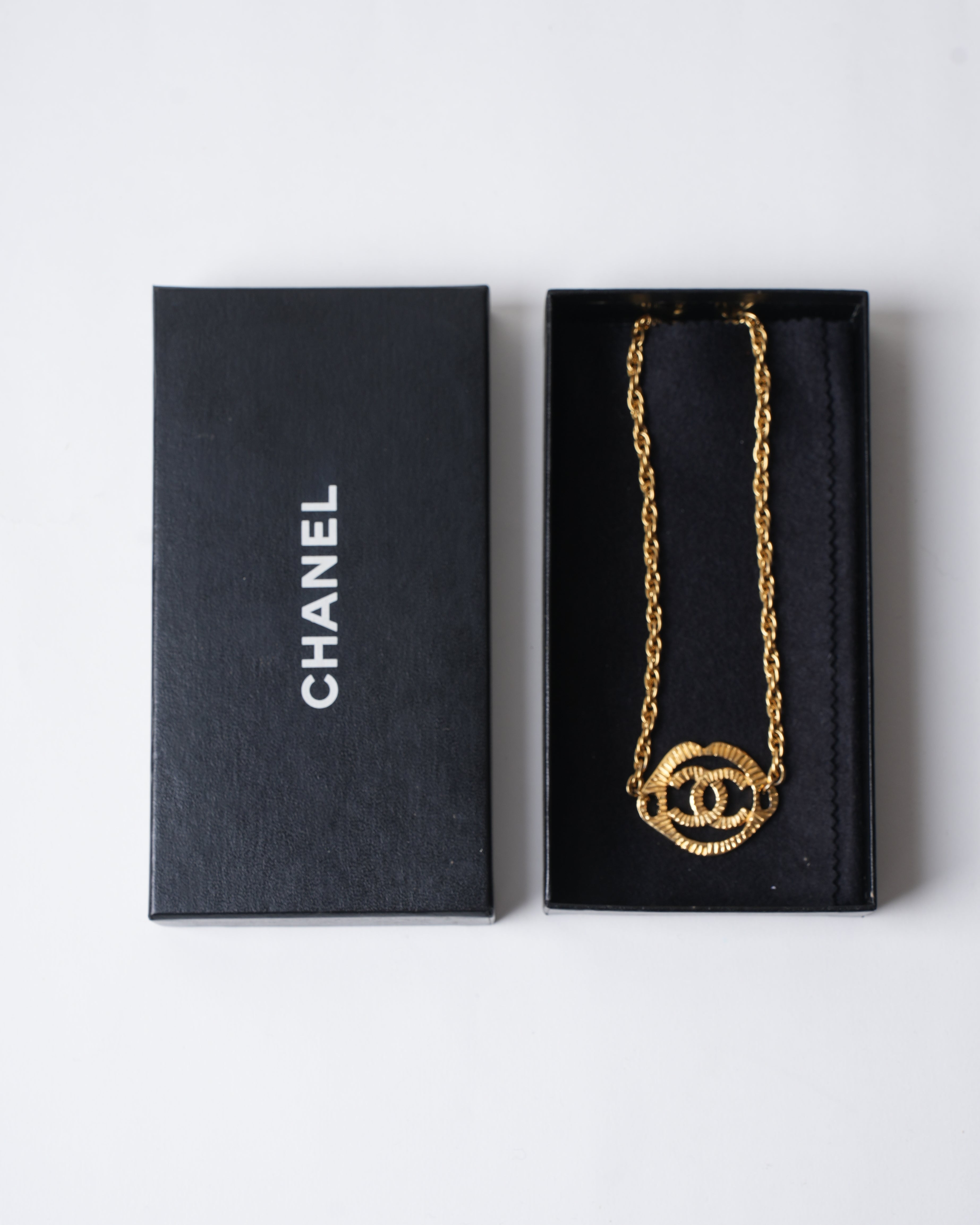 Vintage Chanel Gold Plated Necklace