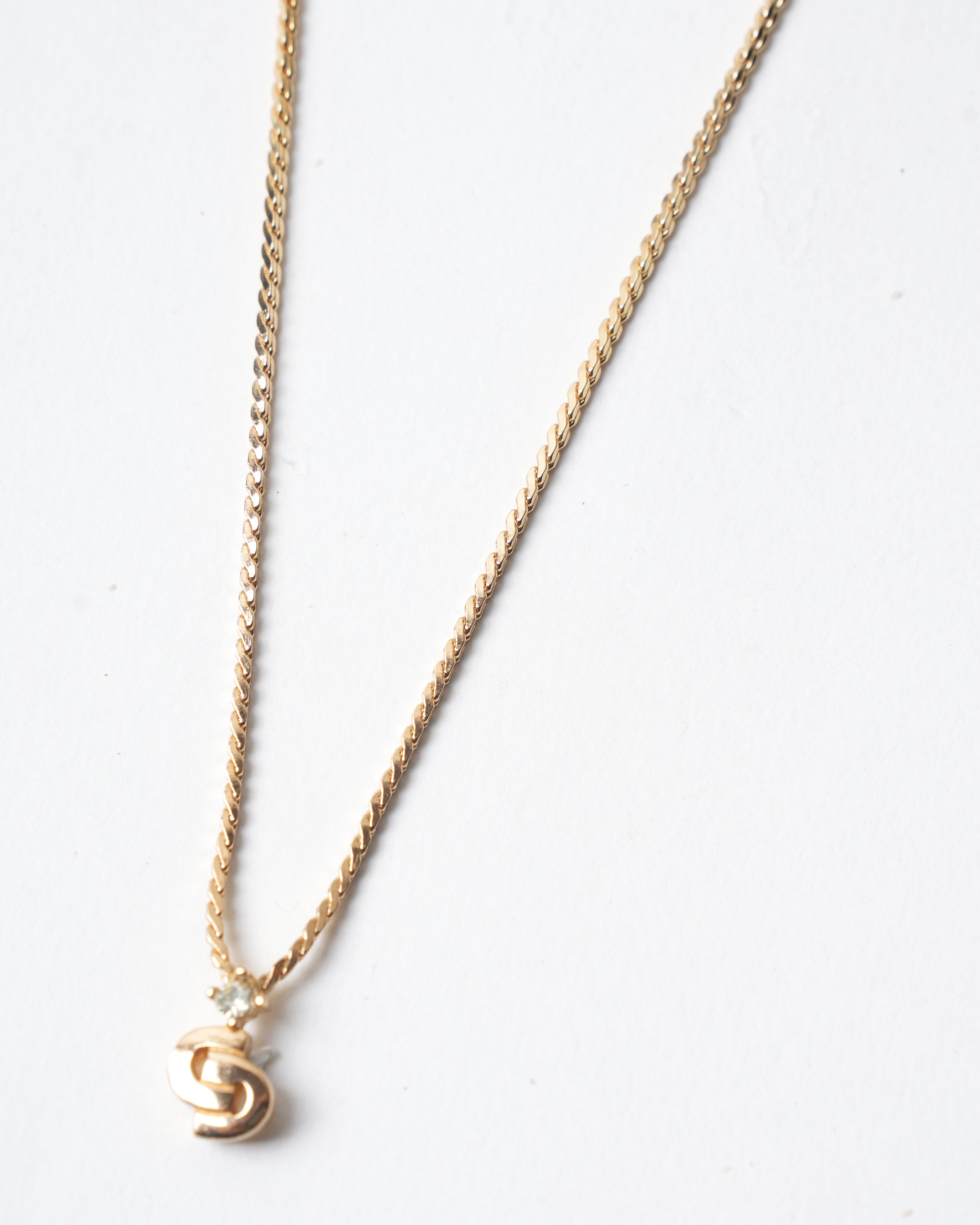 Vintage Dior Gold Plated Necklace