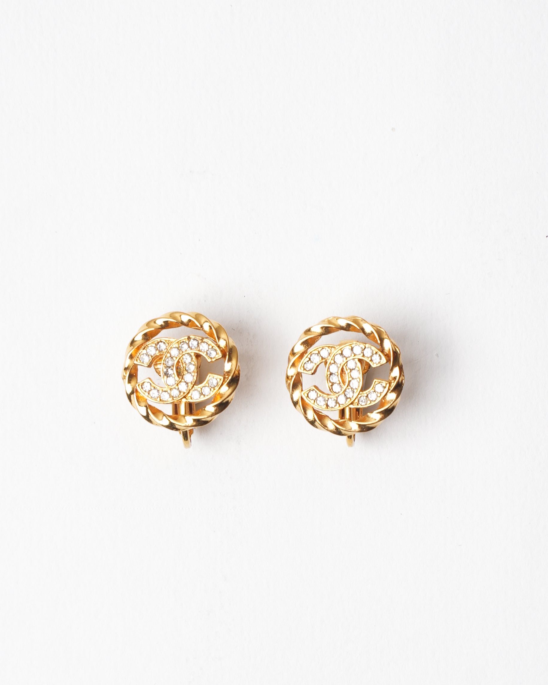 Vintage Chanel Gold Plated Earring