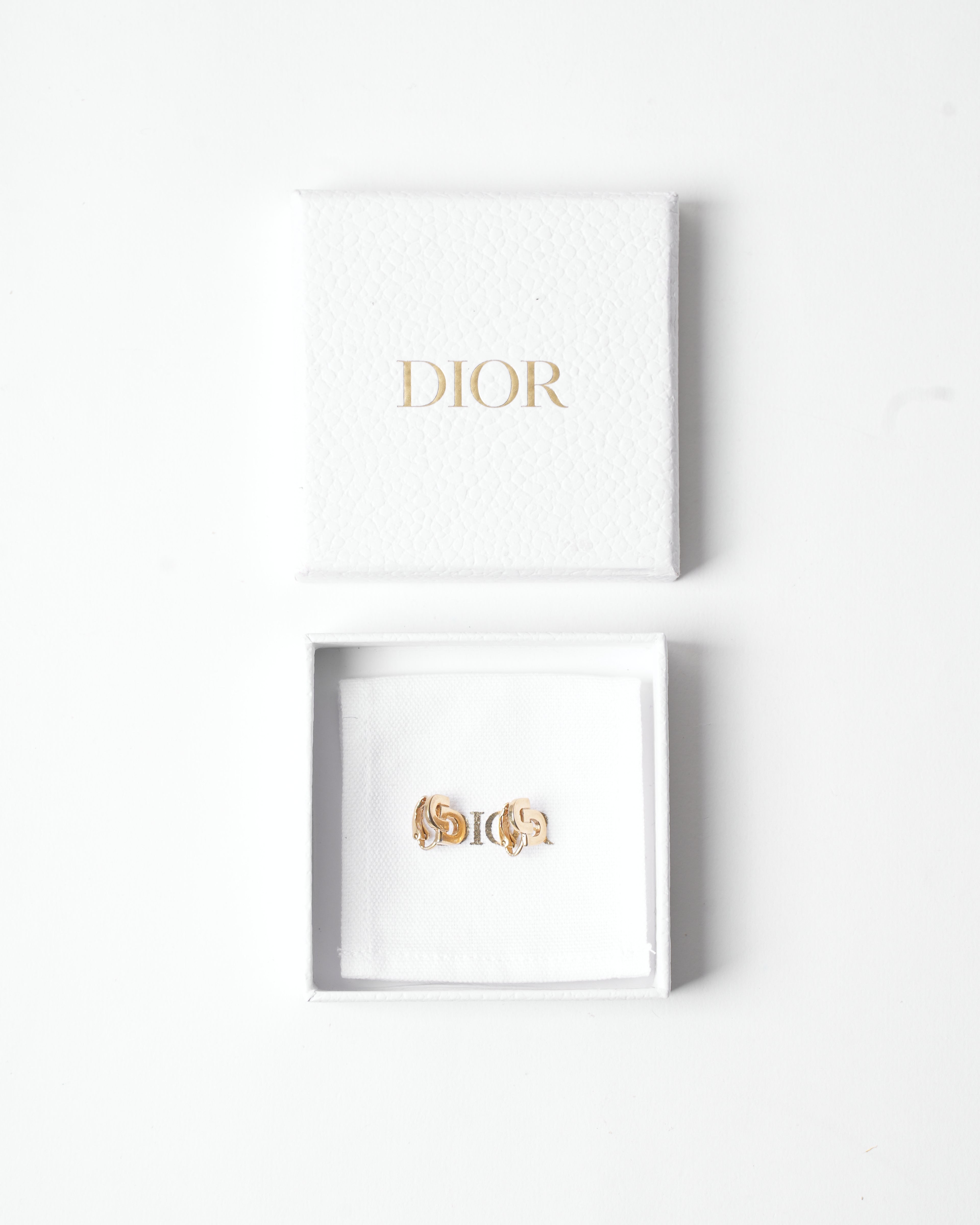 Vintage Dior Gold Plated Earrings