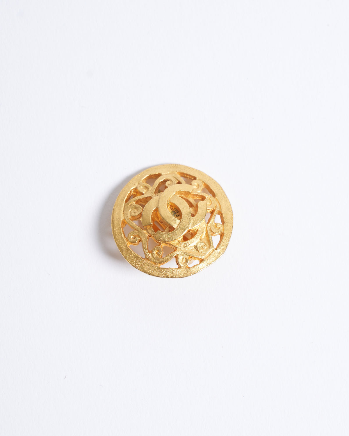 Vintage Chanel Gold Plated Earrings