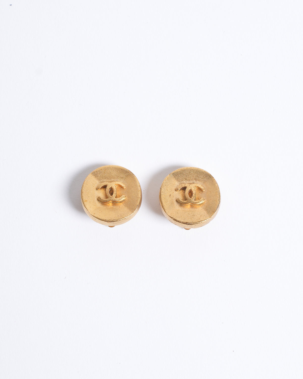 Vintage Chanel Earrings With The Brand Logo Made In France
