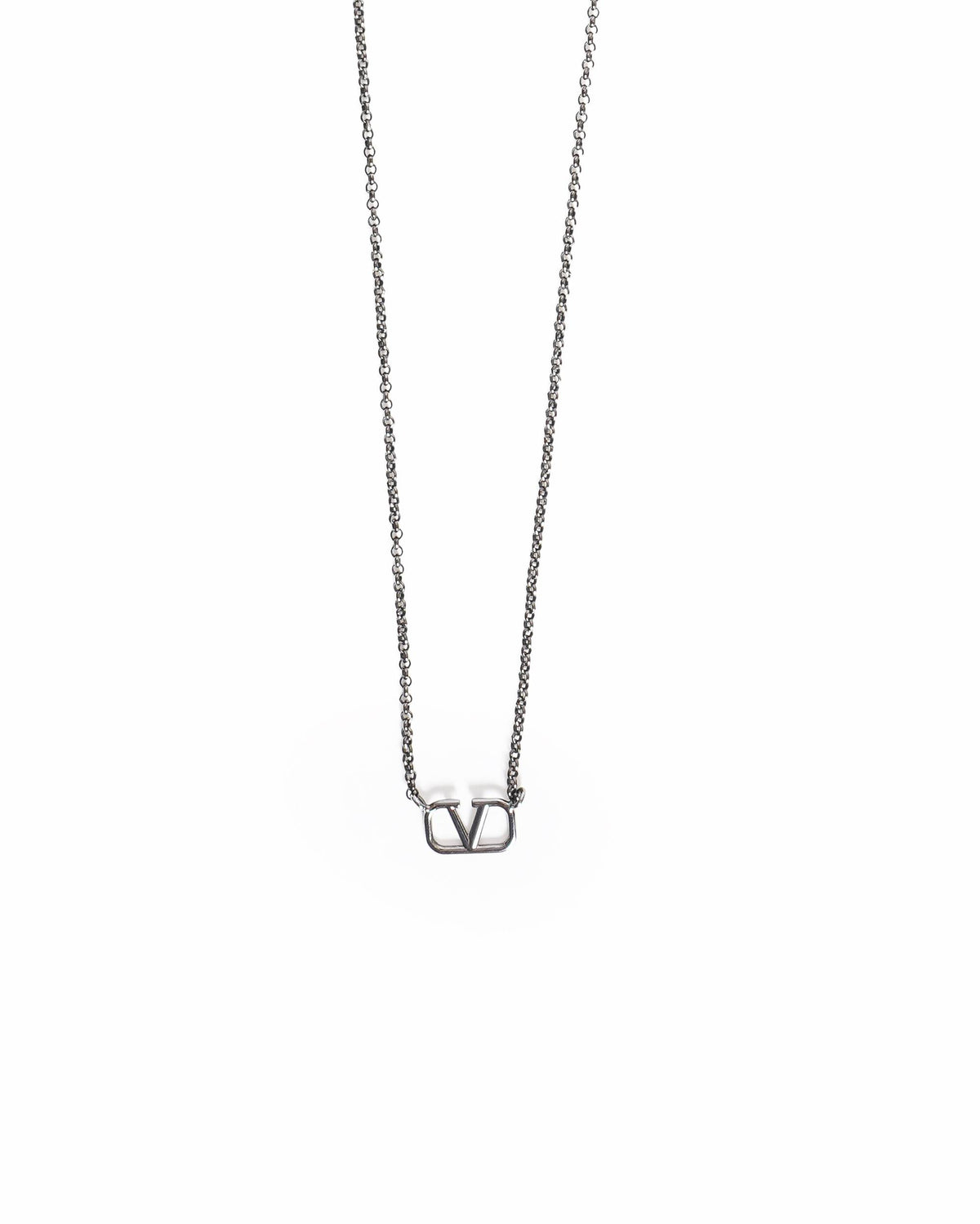 Valentino VLogo Signature Metal Necklace
