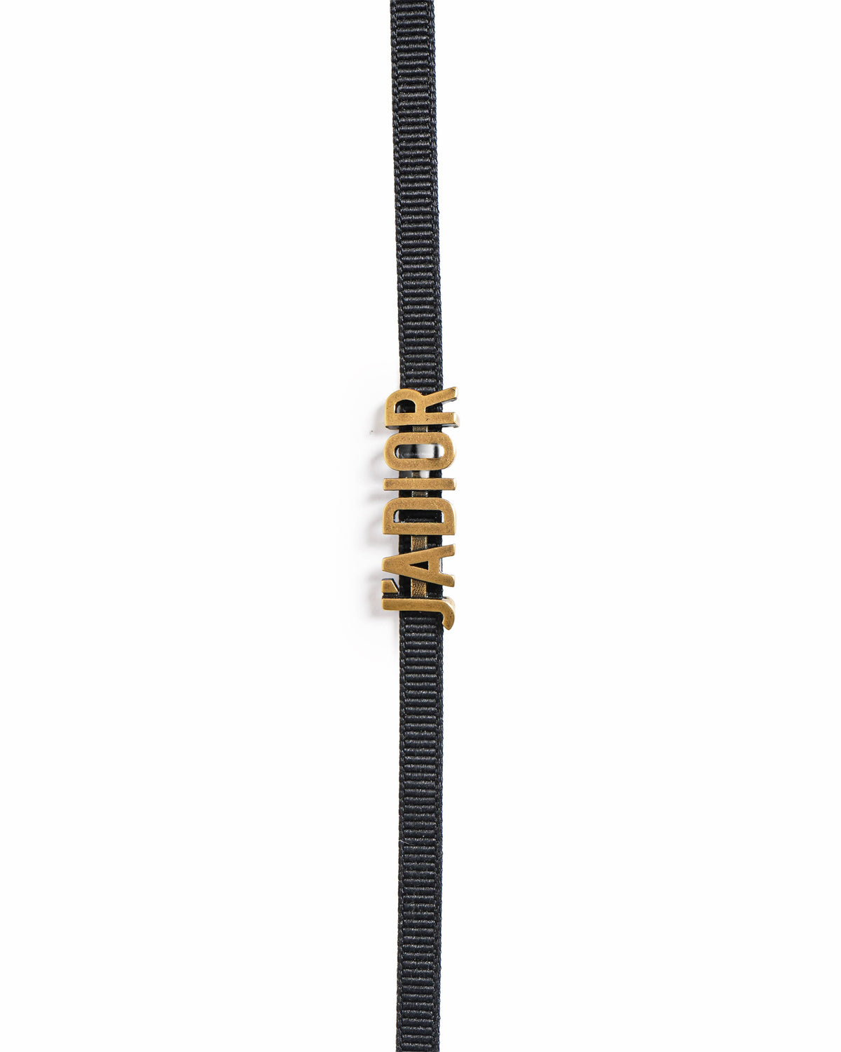 Christian Dior J'Adior Black Grosgrain Ribbon Choker Necklace Made In Germany
