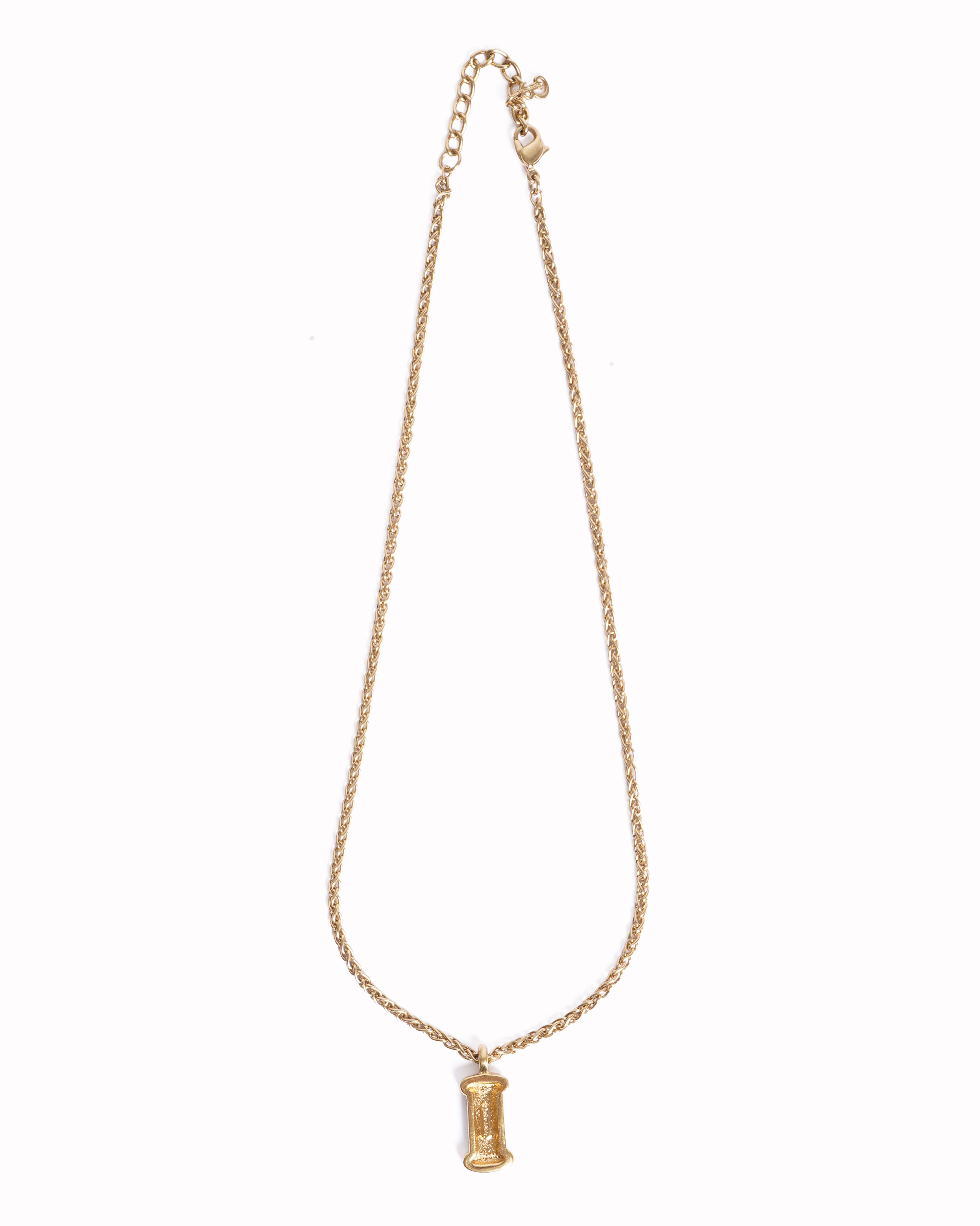 Vintage Burberrys Black Enamel Gold-Plated Pendant