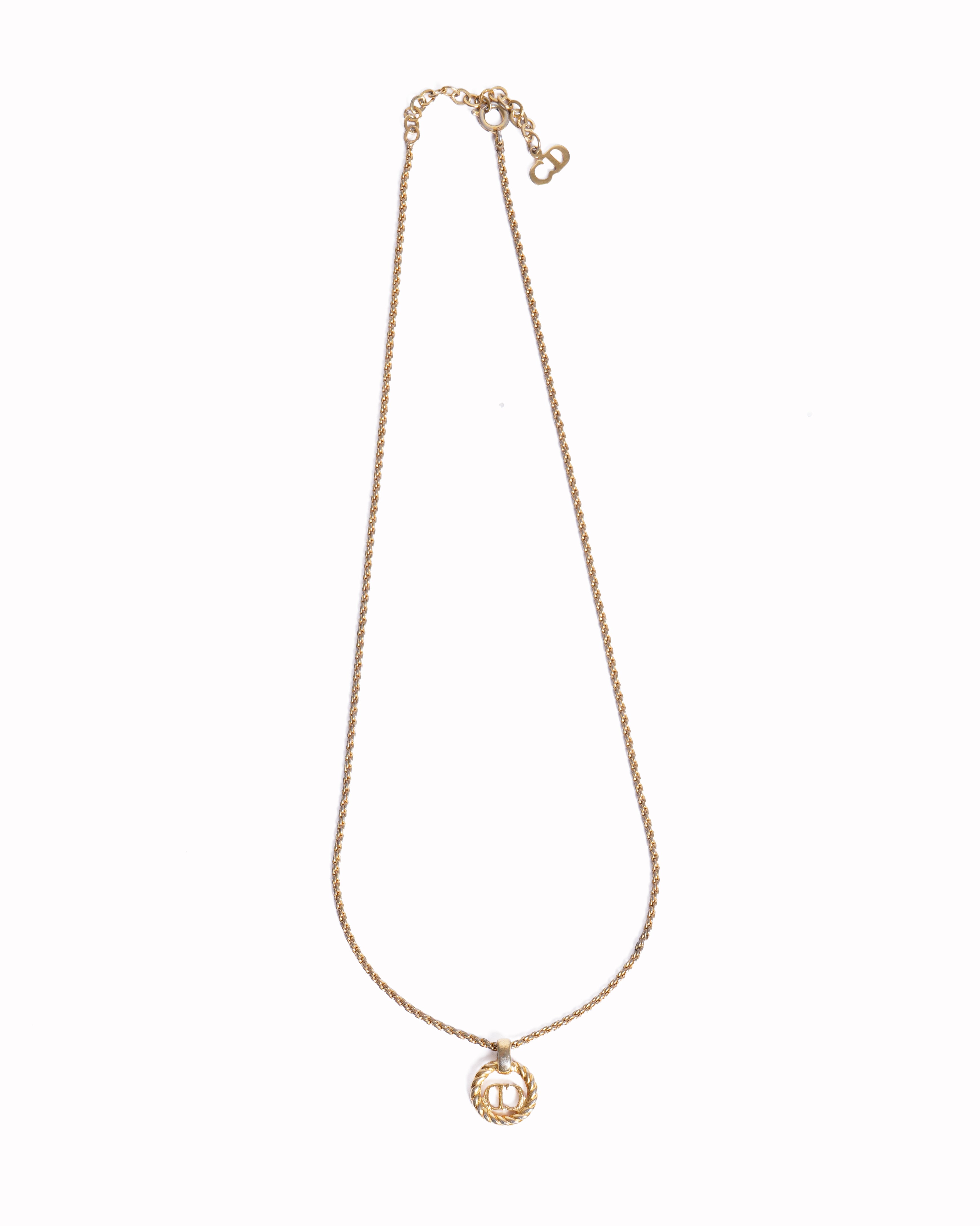 Vintage Dior Made In Germany Gold Plated Necklace