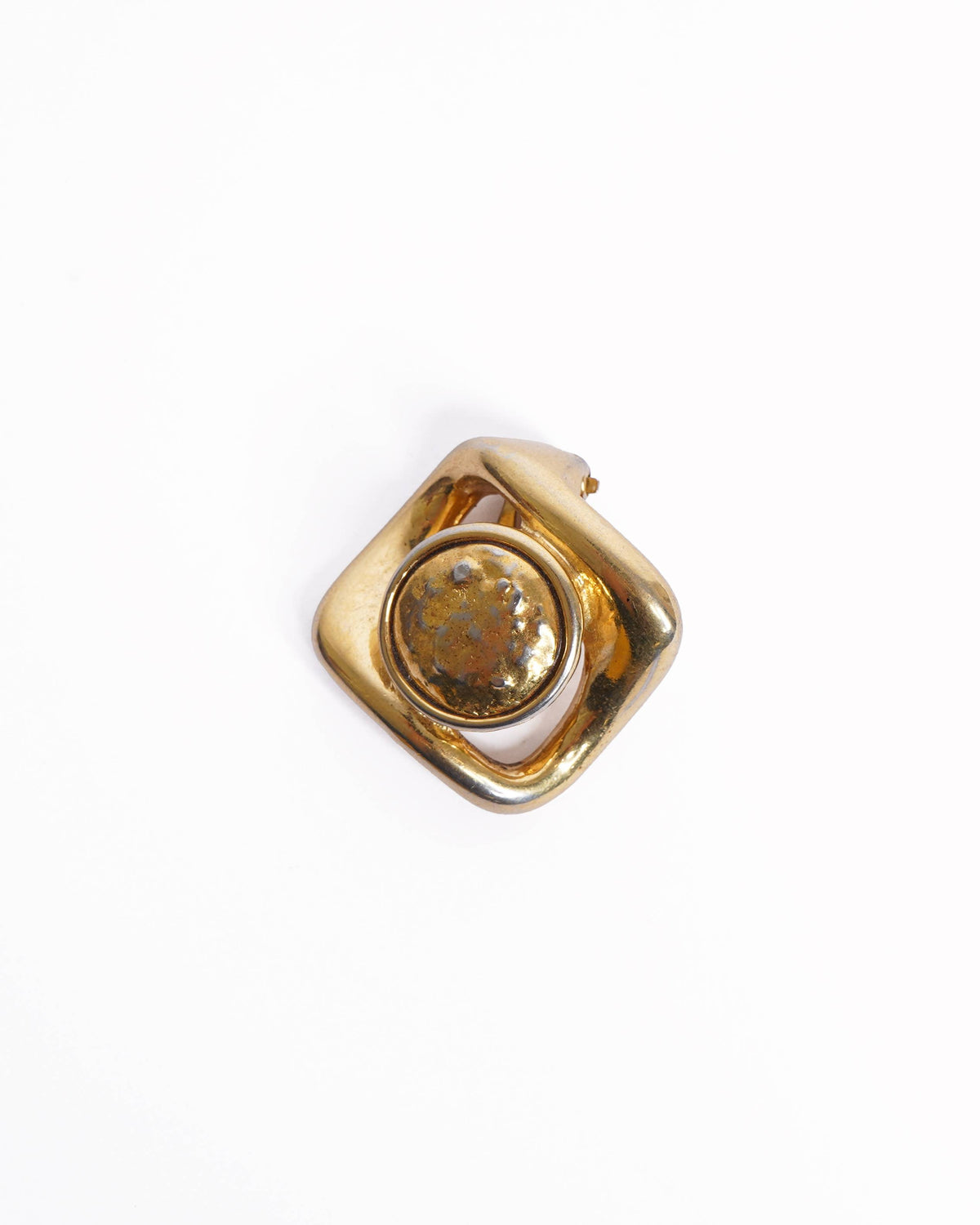 Vintage YSL Gold Plated Earrings Made in France