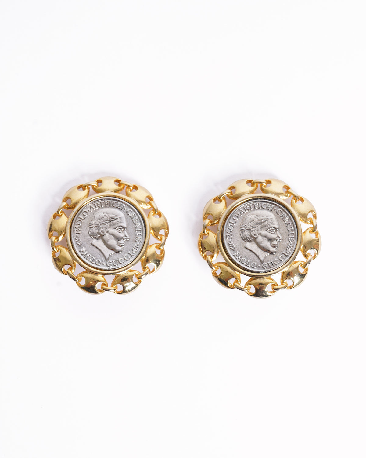 Vintage Paolo Gold Plated Earring