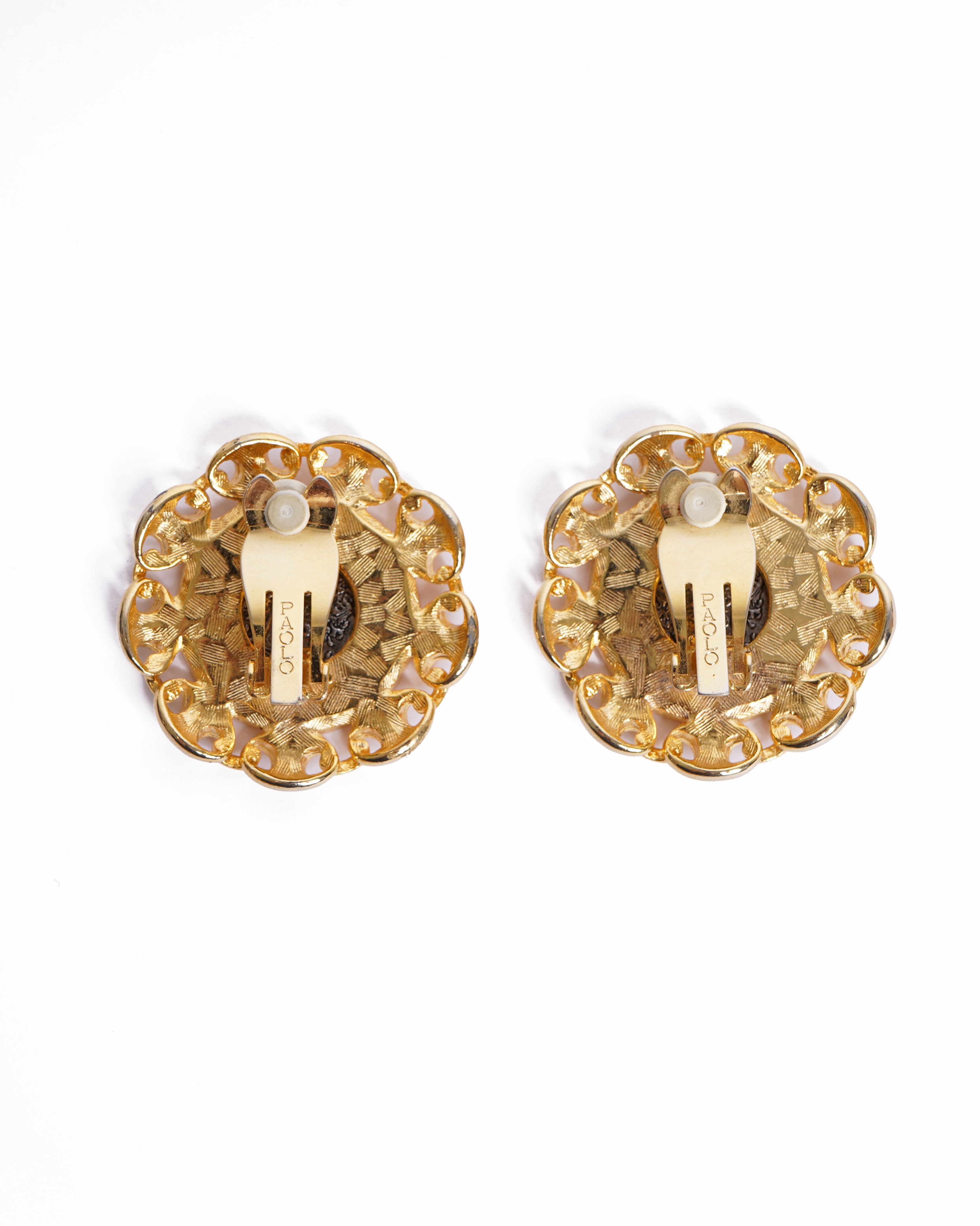 Vintage Paolo Gold Plated Earring