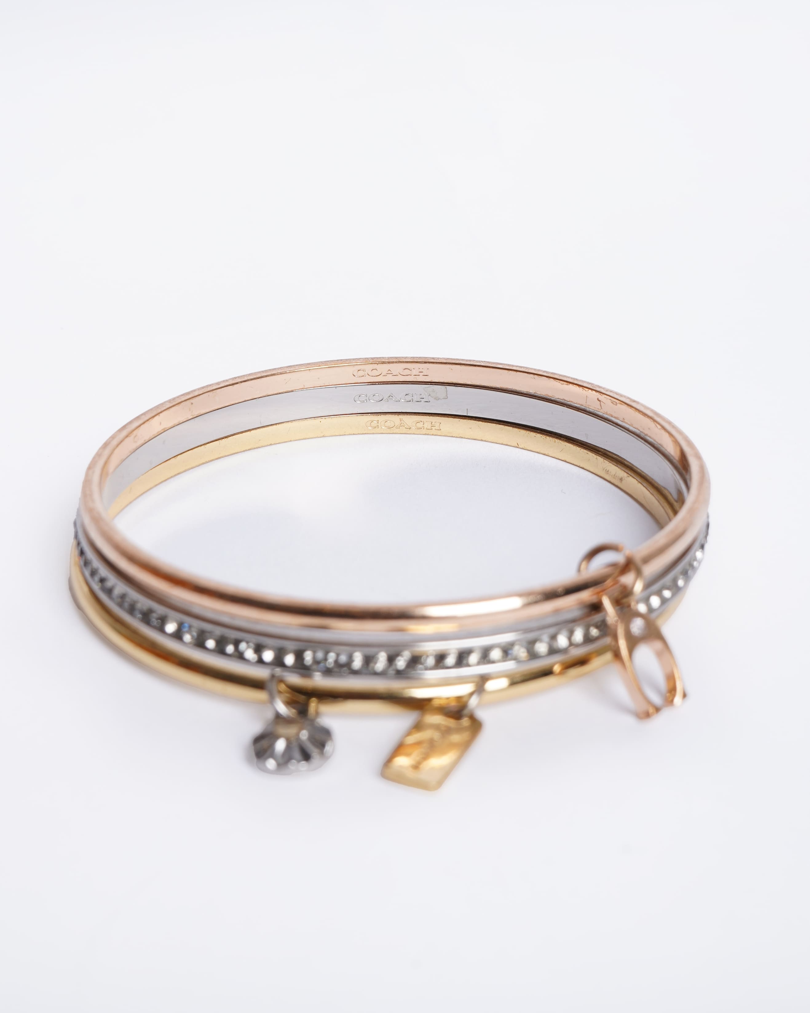 Coach Signature Bangle Set