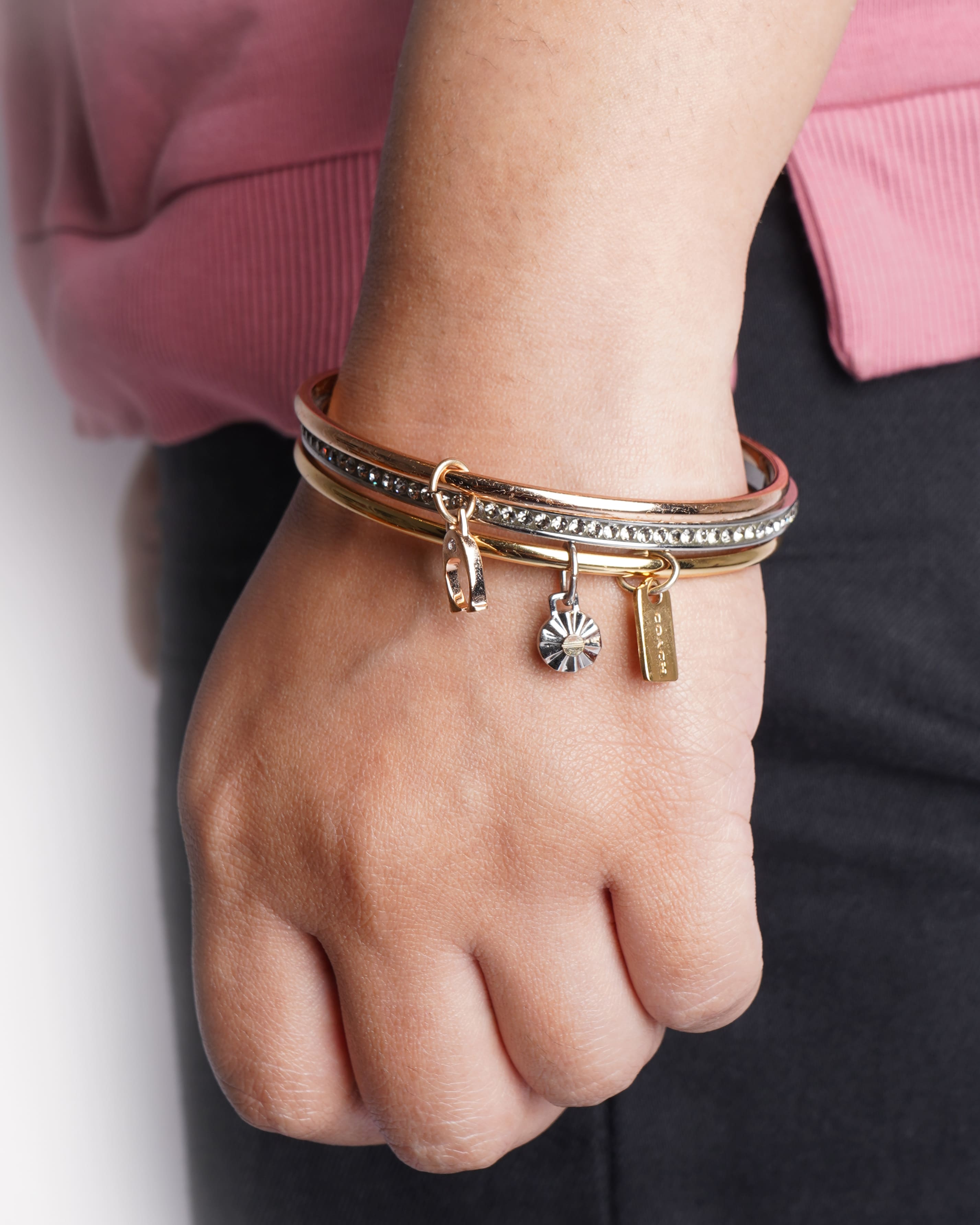 Coach Signature Bangle Set