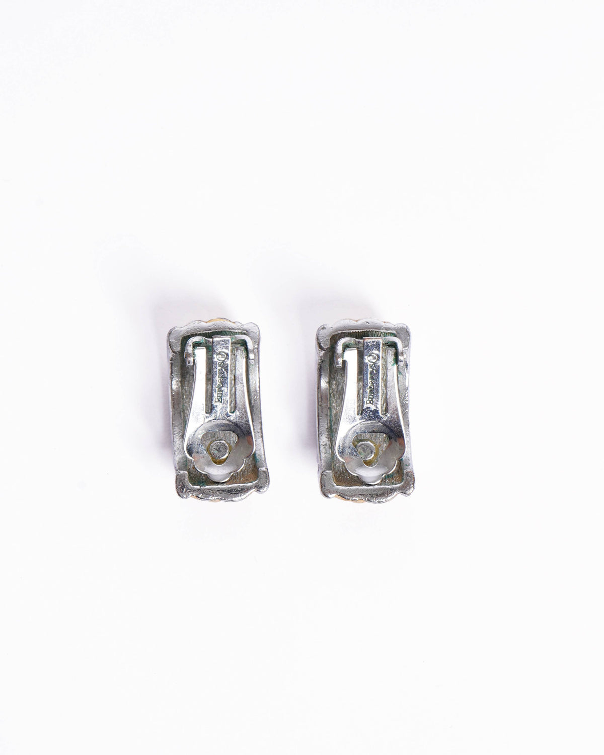 Vintage Burberrys Gold & Silver Plated Earrings