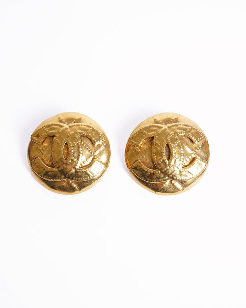 Vintage Chanel Gold Plated 
Made In France