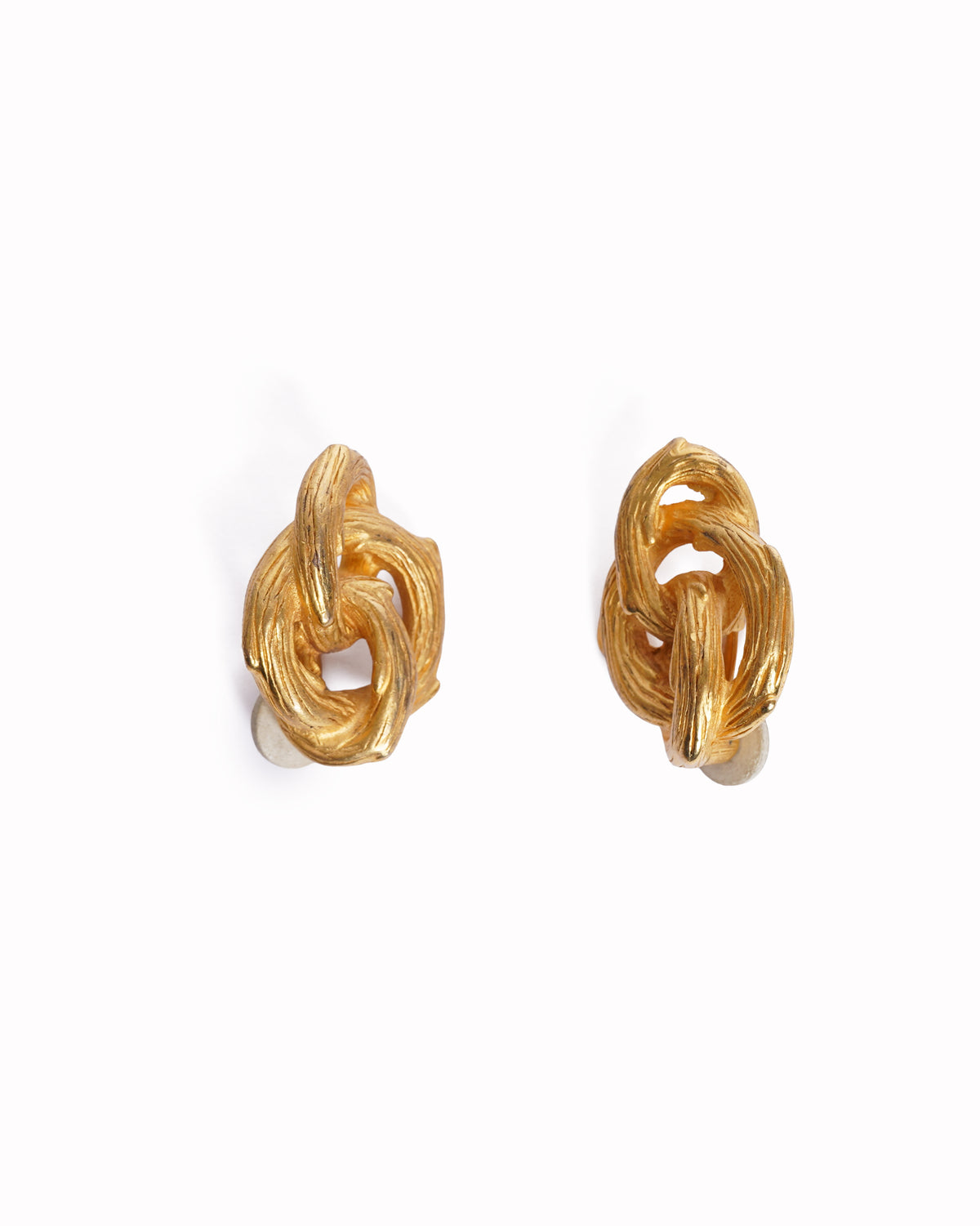 Vintage Givenchy Gold Plated Earrings 
Made in germany