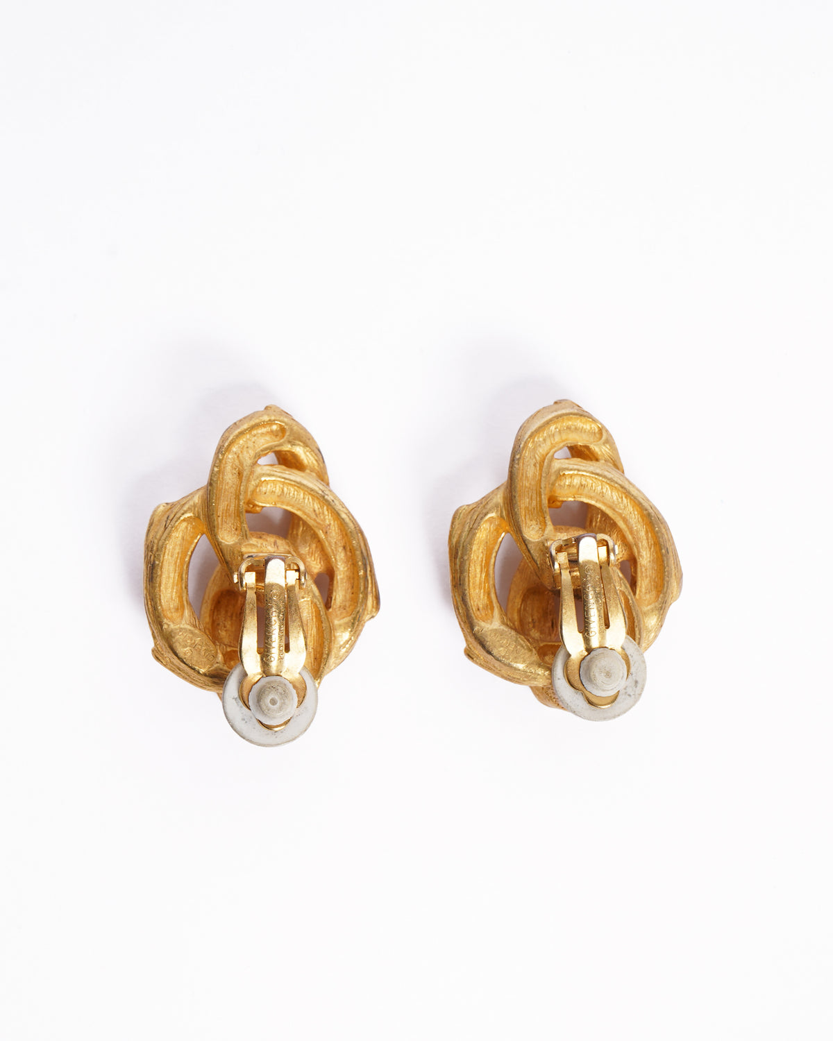 Vintage Givenchy Gold Plated Earrings 
Made in germany