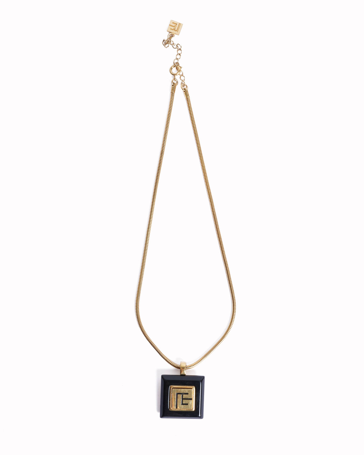 Vintage Balmain gold-plated necklace made in paris