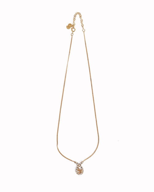 Vintage Dior Made In Germany Gold Plated Necklace