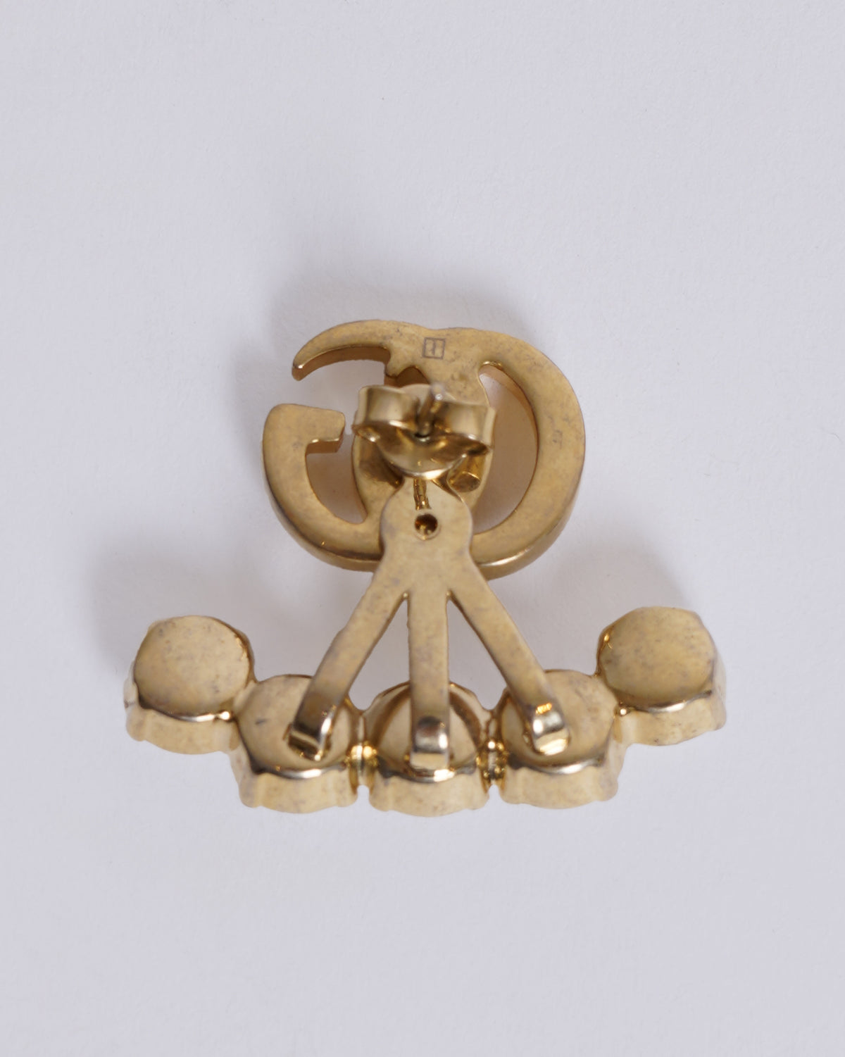 Gucci Pearl Double G Earrings