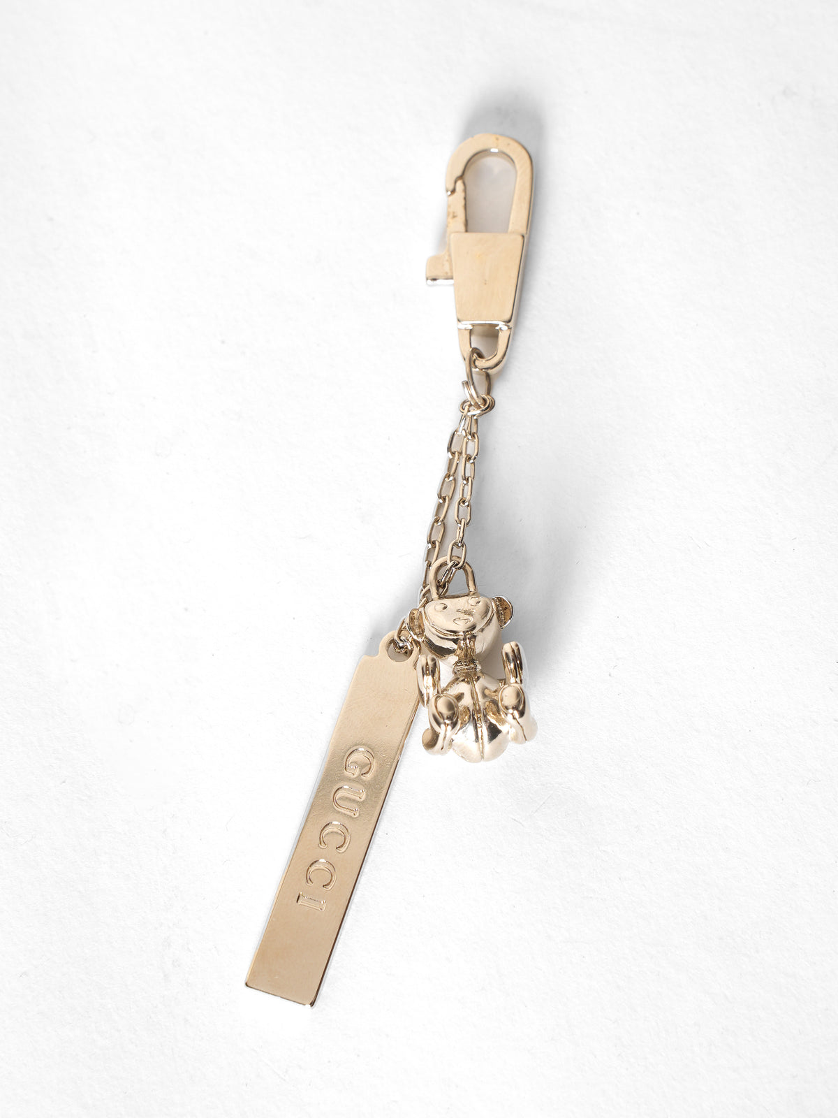 New Gucci Bear Charm Keyring