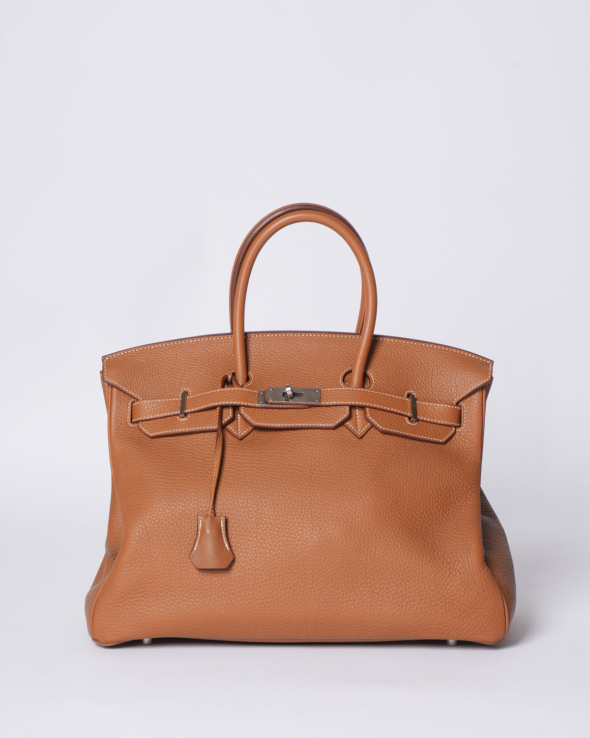 Hermes Birkin tan 35 Tan Palladium Hardware